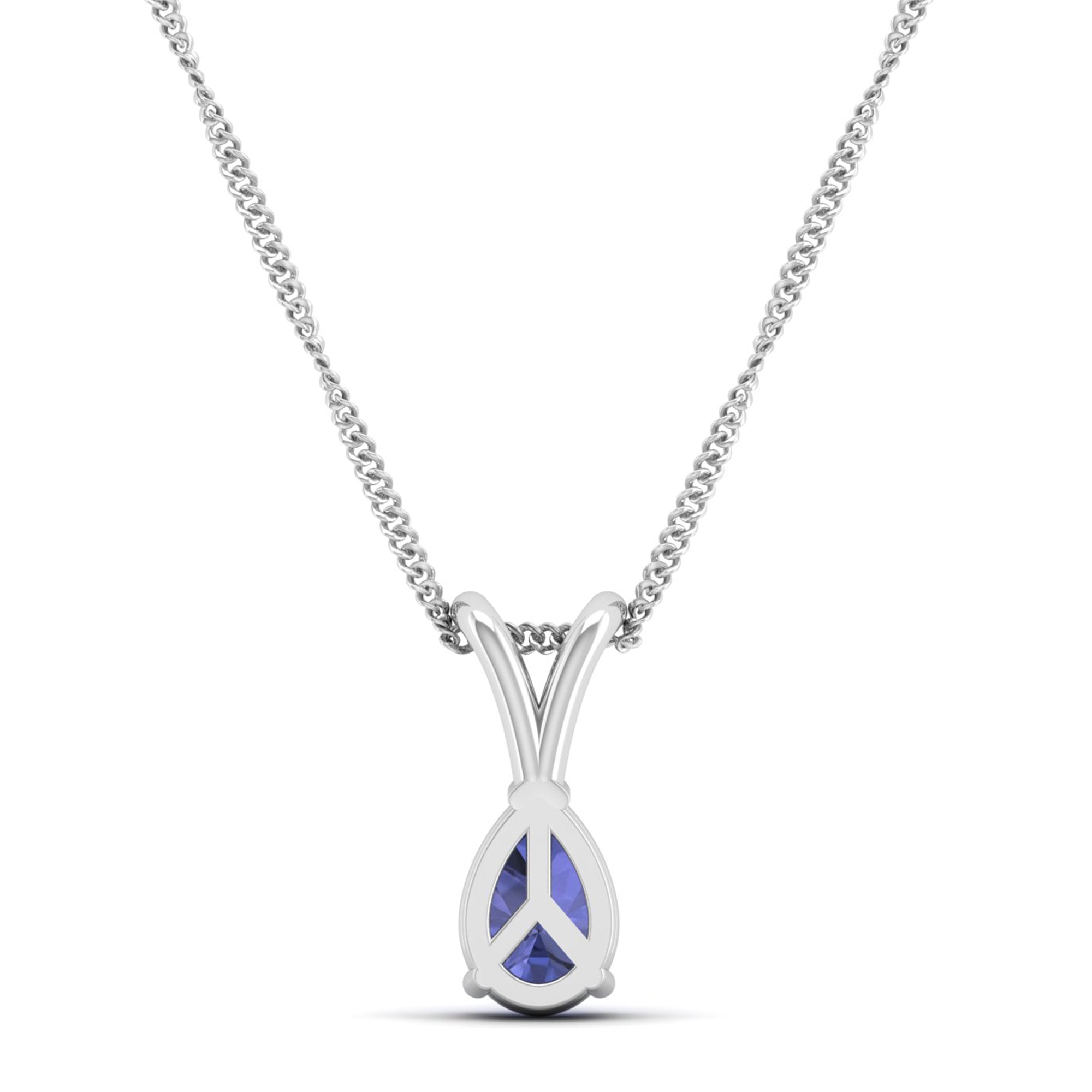 Pear cut Tanzanite Pendant 0.5 Carat
