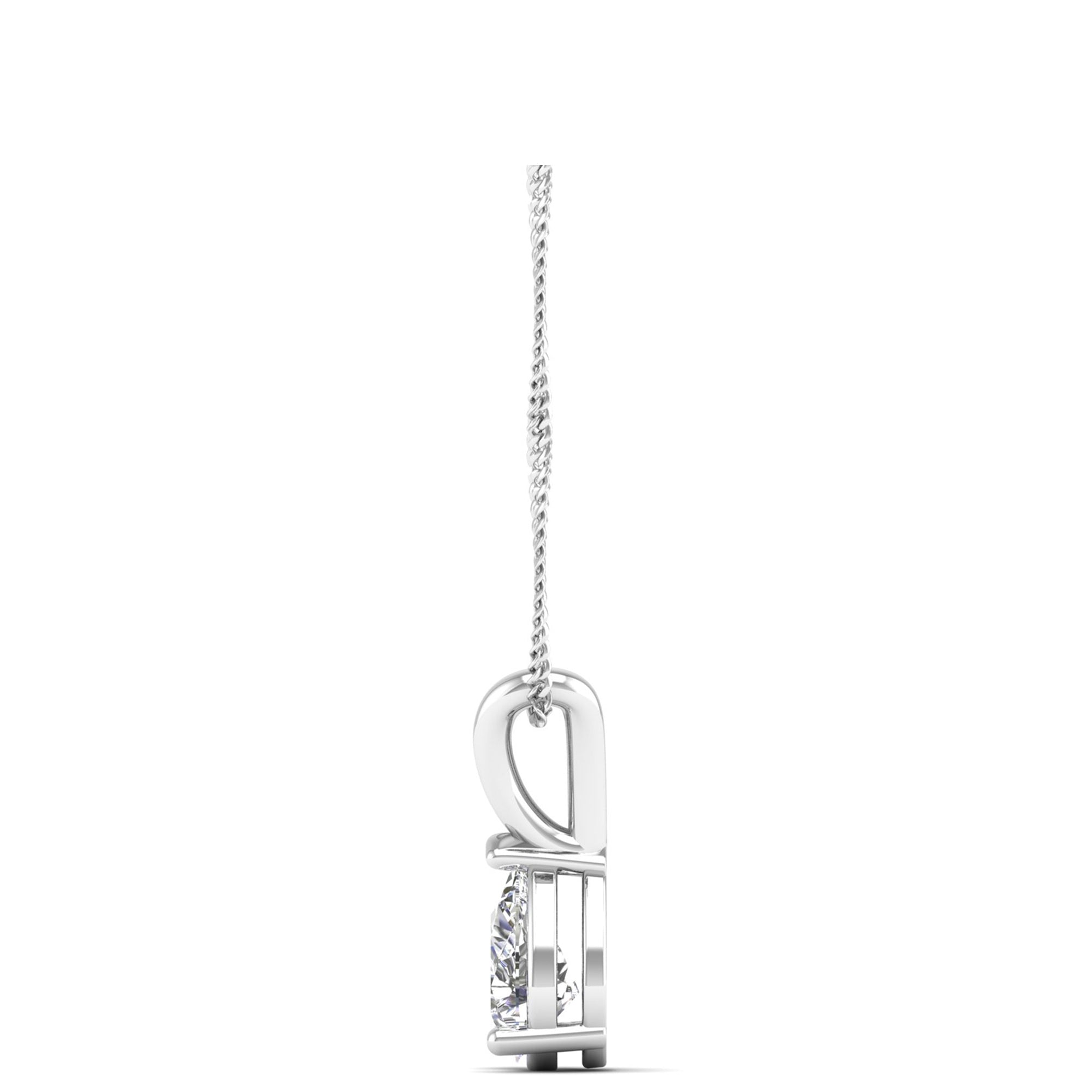 Pear cut Diamond Pendant 0.5 Carat