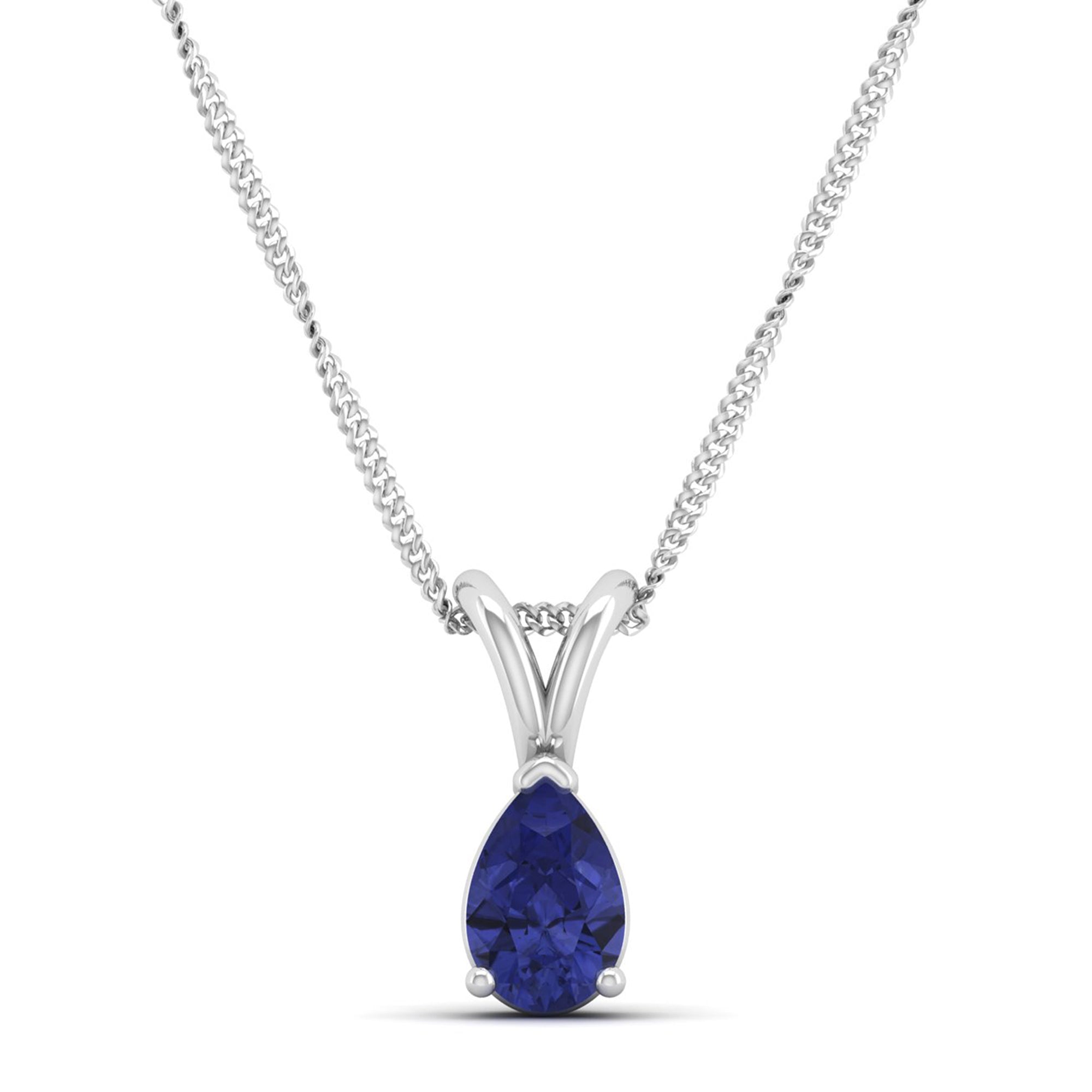 Pear Cut Tanzanite Pendant 1.0 Carat