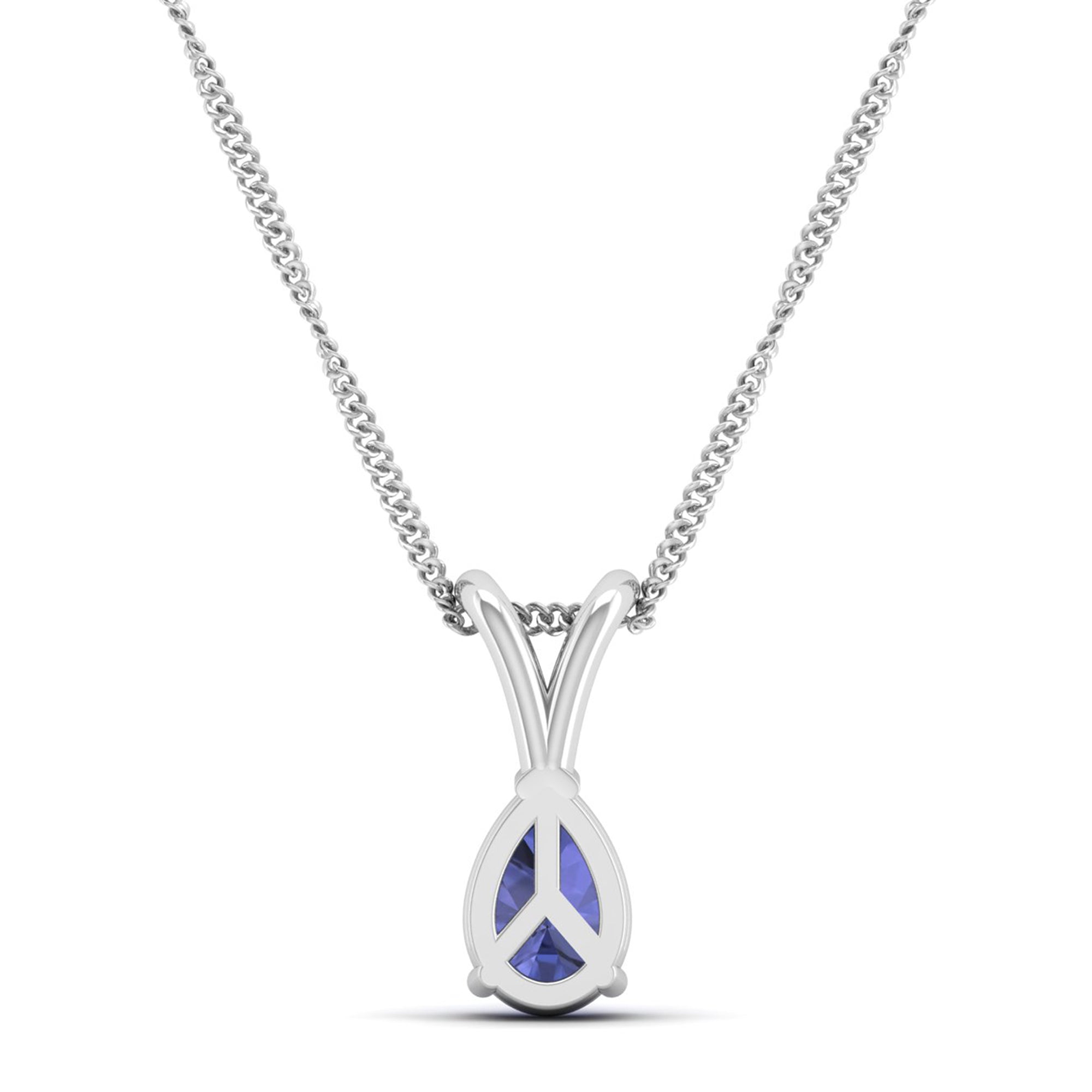 Pear Cut Tanzanite Pendant 1.0 Carat