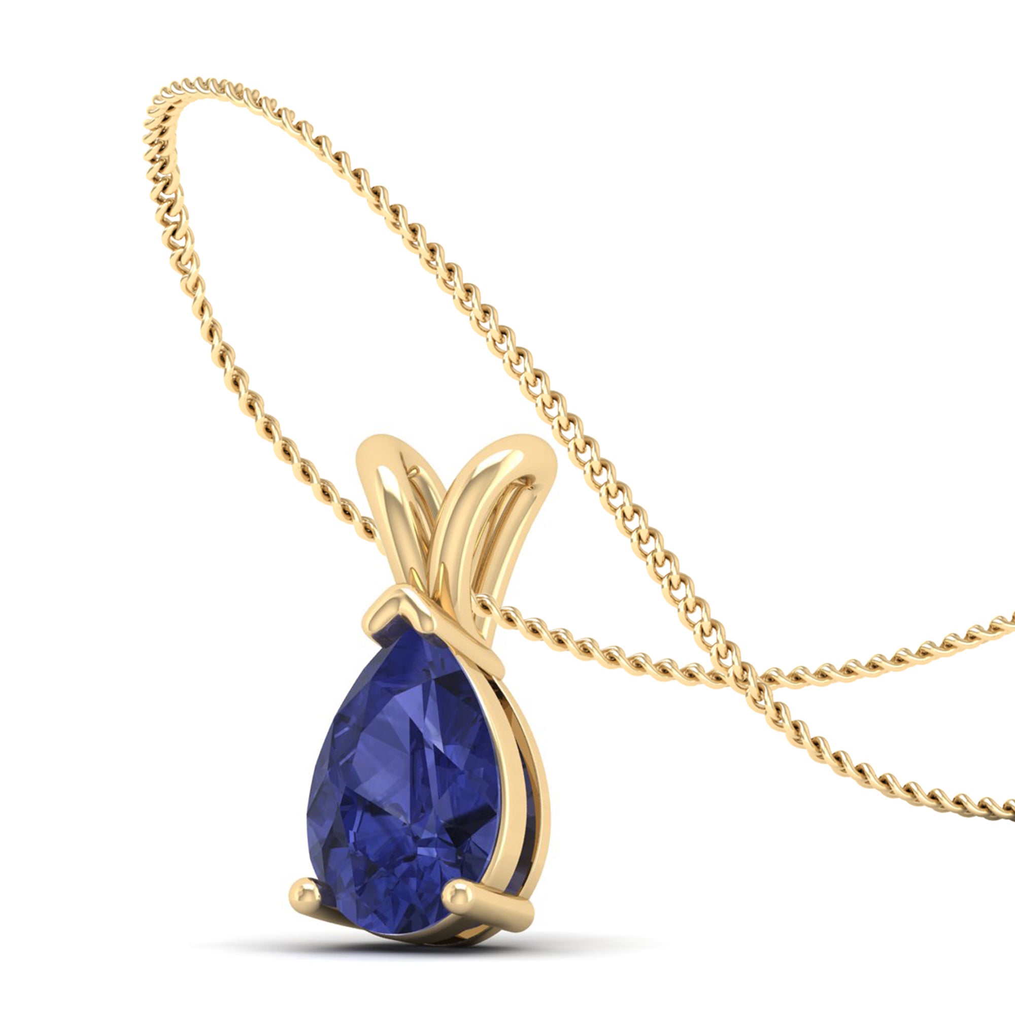 Pear Cut Tanzanite Pendant 2.0 Carat