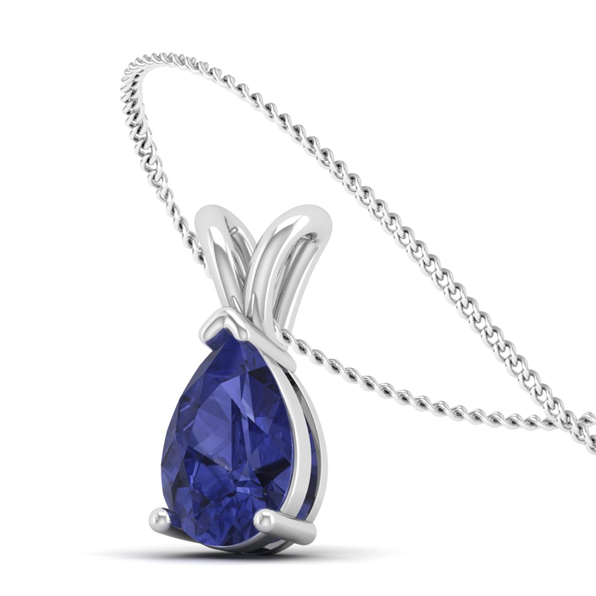 Pear Cut Tanzanite Pendant 3.00 Carat