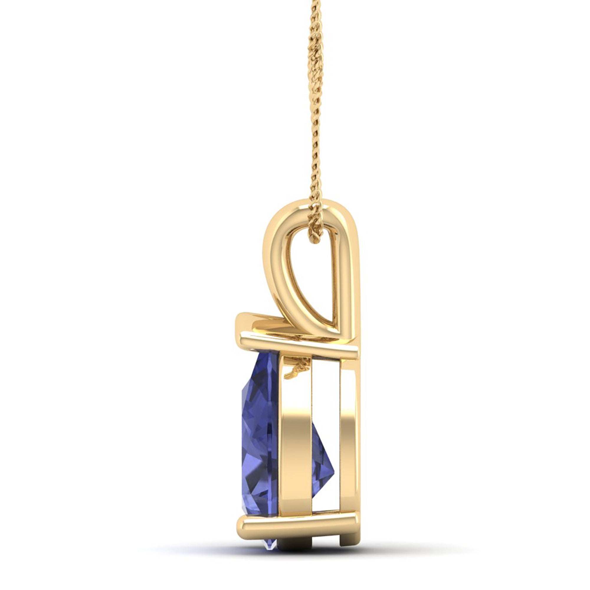 Pear Cut Tanzanite Pendant 3.00 Carat