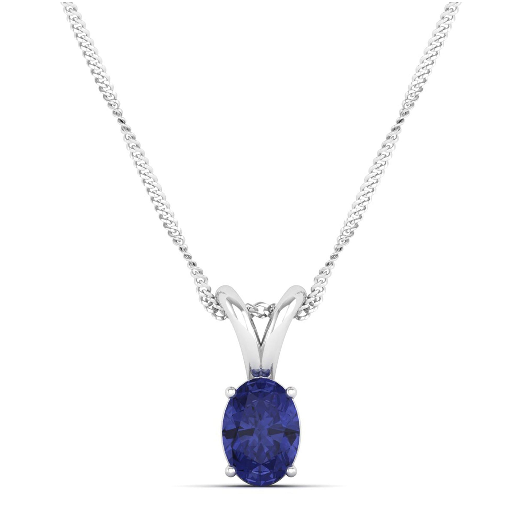 Oval Cut Tanzanite Pendant 0.50 Carat