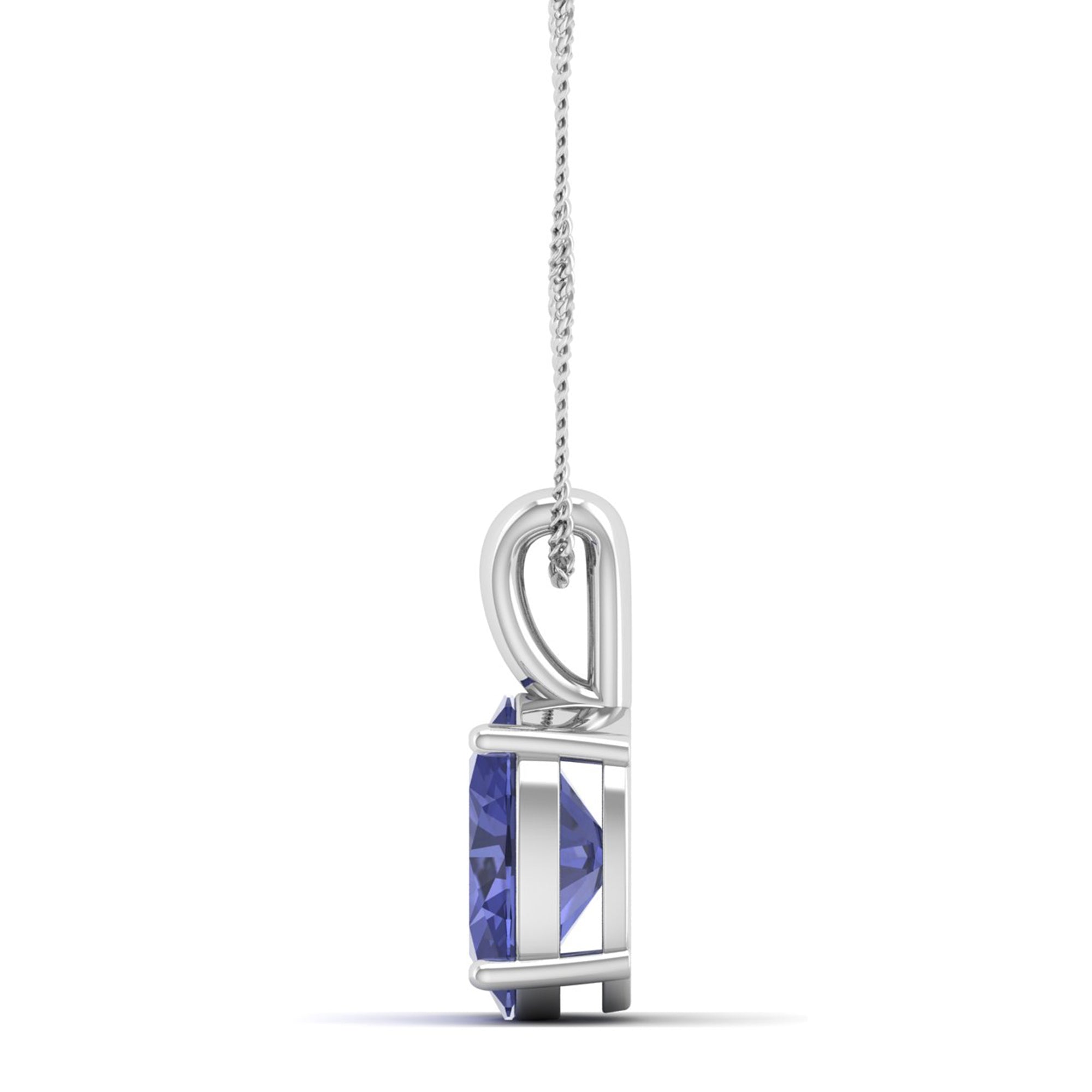 Oval Cut Tanzanite Pendant 2.00 Carat