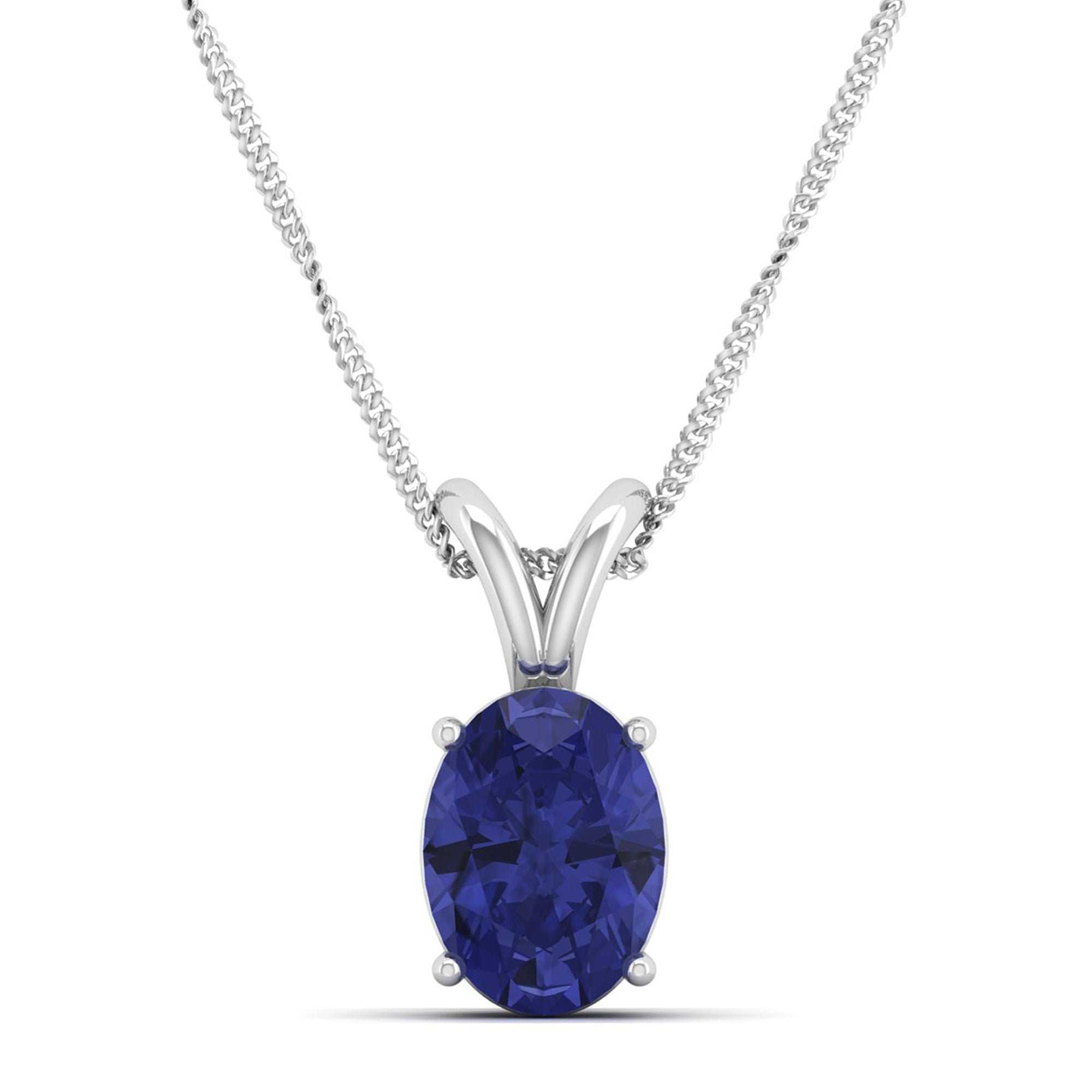 Oval Cut Tanzanite Pendant 2.50 Carat