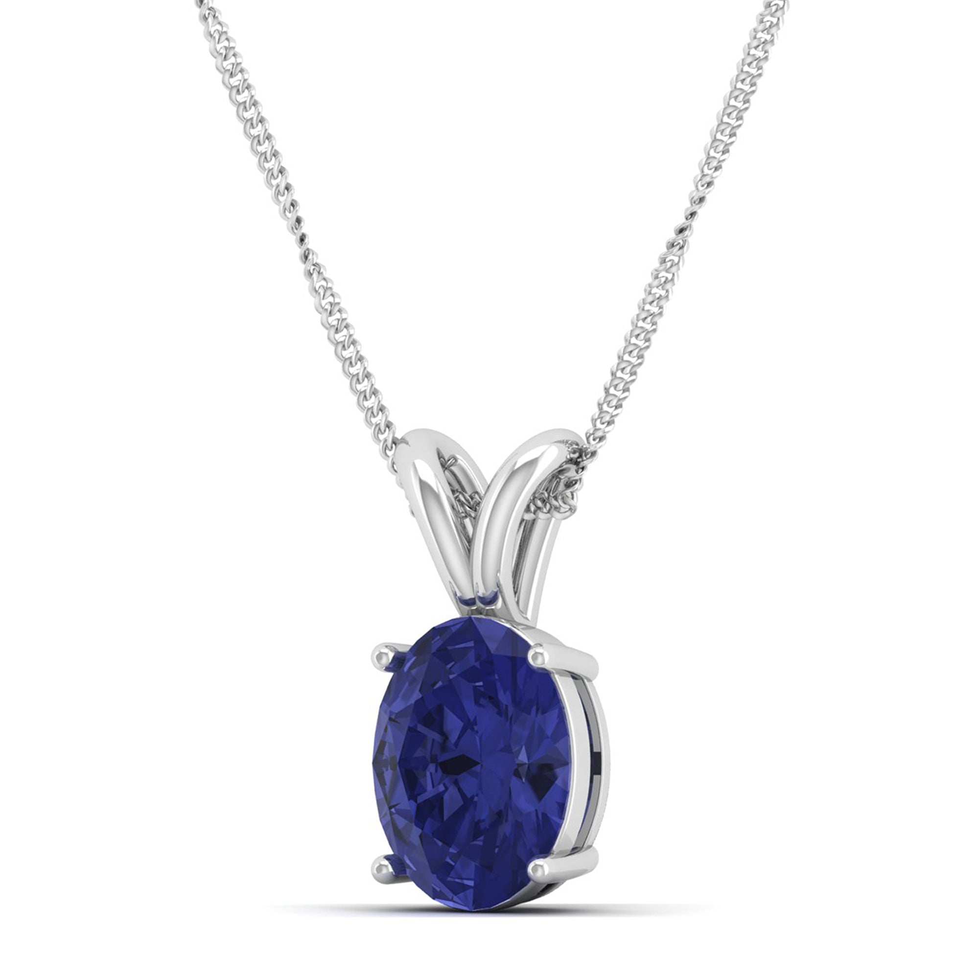 Oval Cut Tanzanite Pendant 2.50 Carat