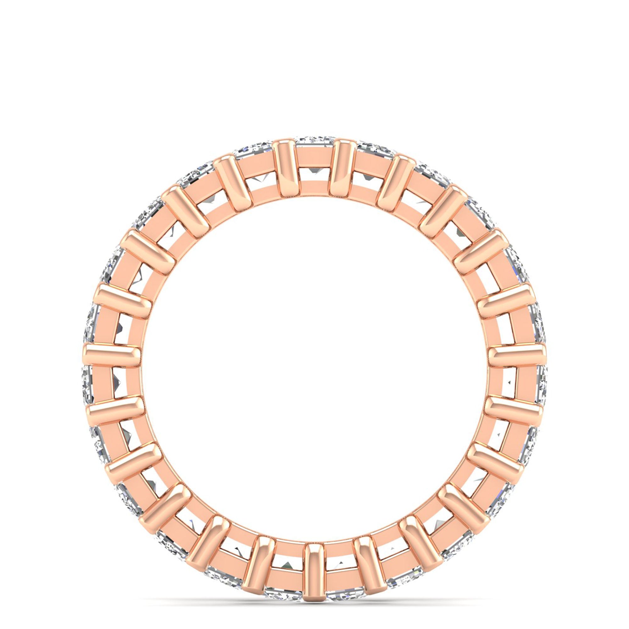 Emerald Cut Full Eternity Band 23pcs