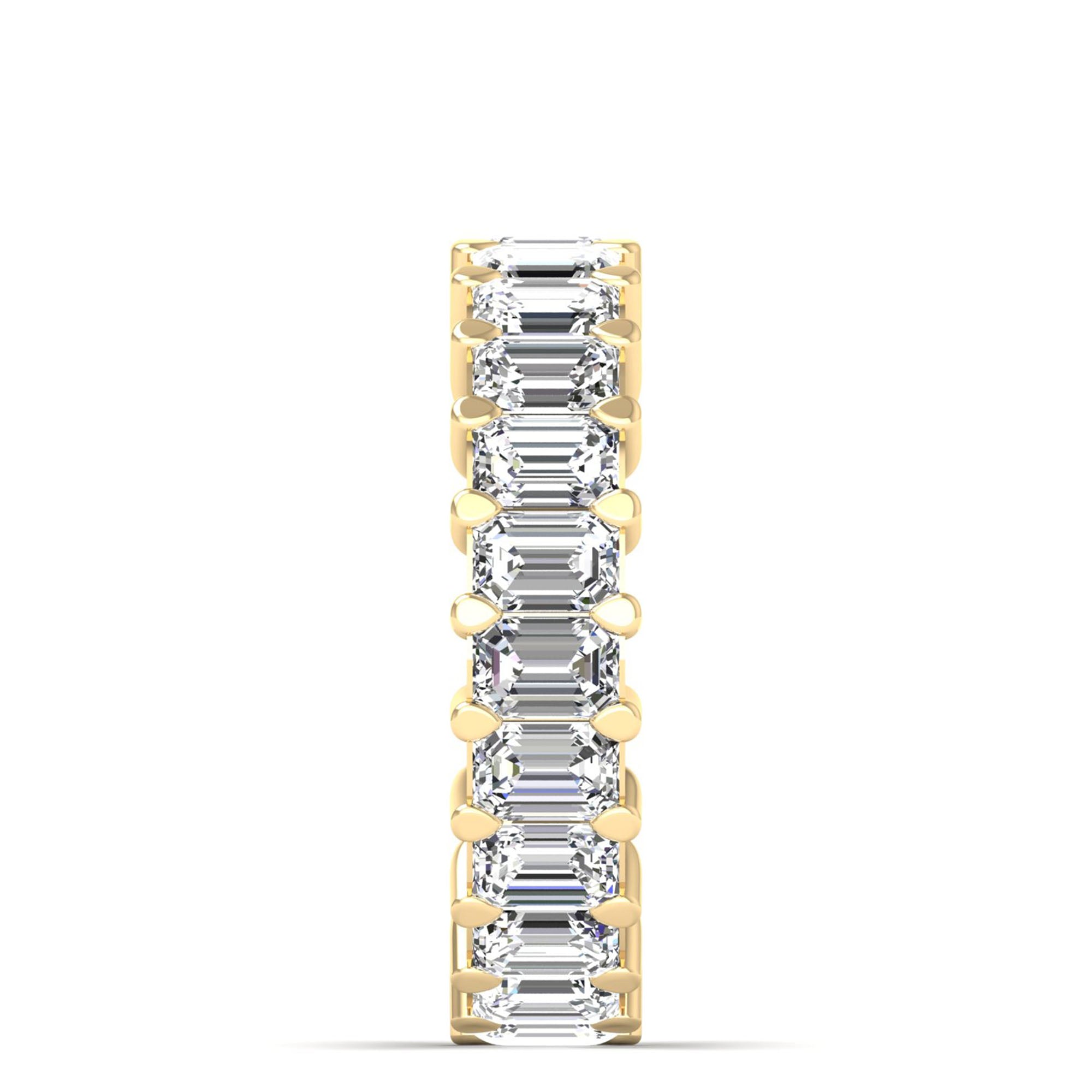 Emerald Cut Full Eternity Band 23pcs