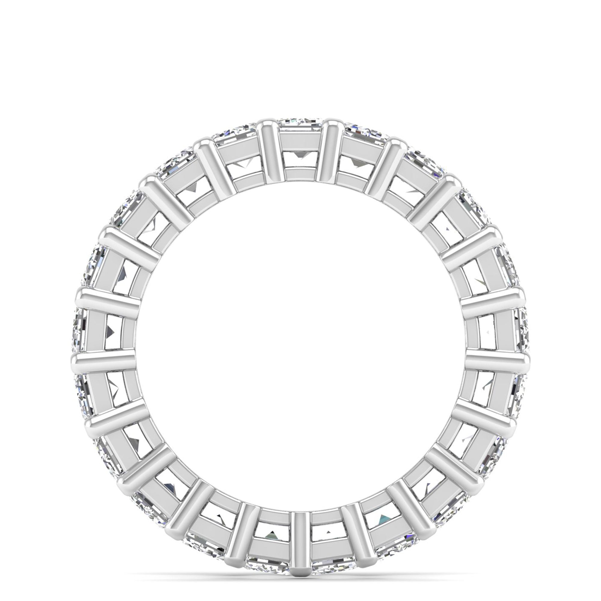 Emerald Cut Full Eternity Band 21pcs