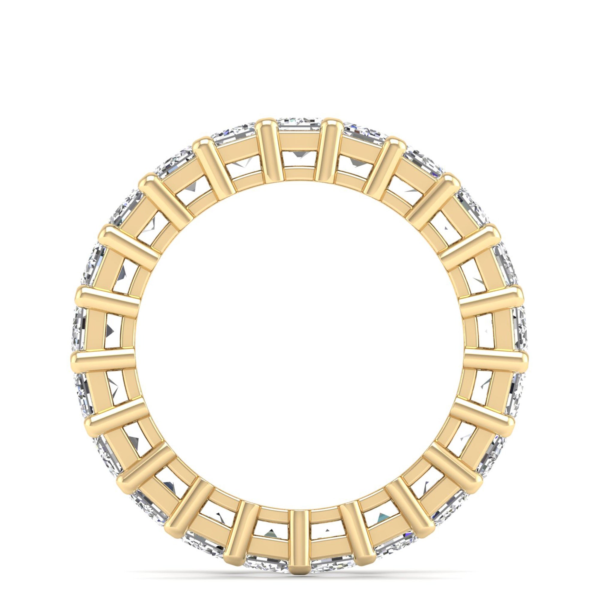 Emerald Cut Full Eternity Band 21pcs