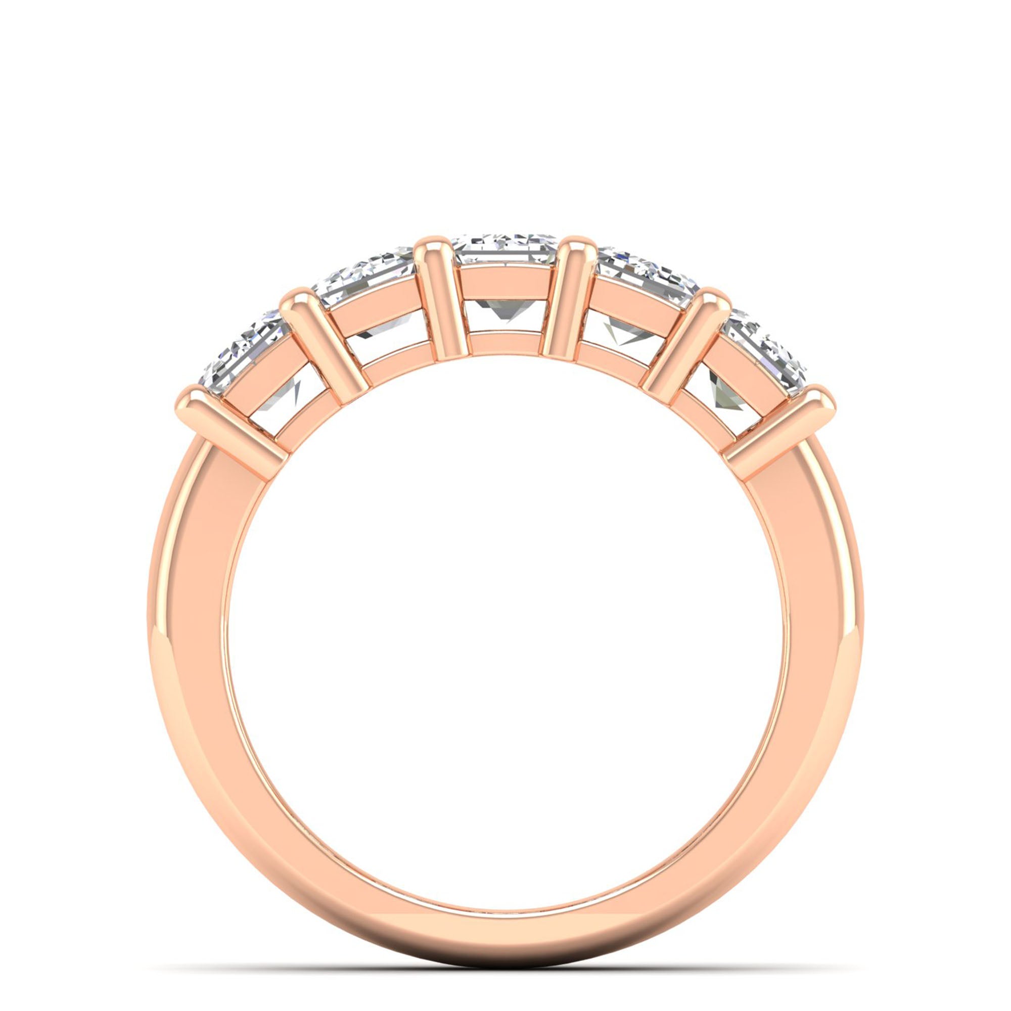 Emerald Cut Lab-Grown Diamond Ring