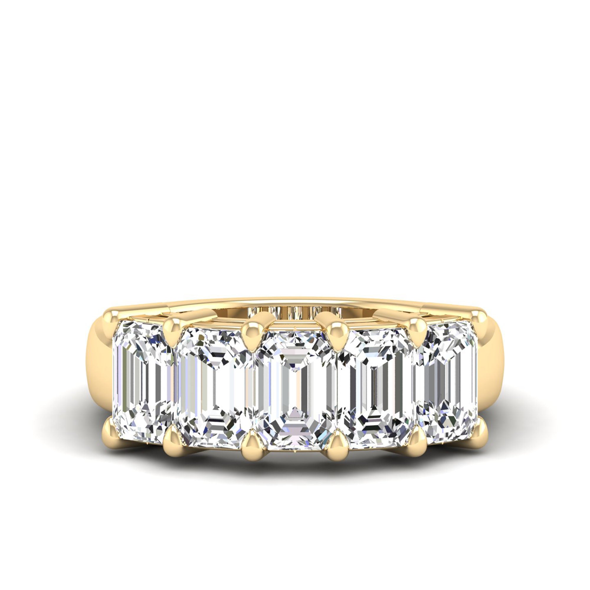 Emerald Cut Lab-Grown Diamond Ring