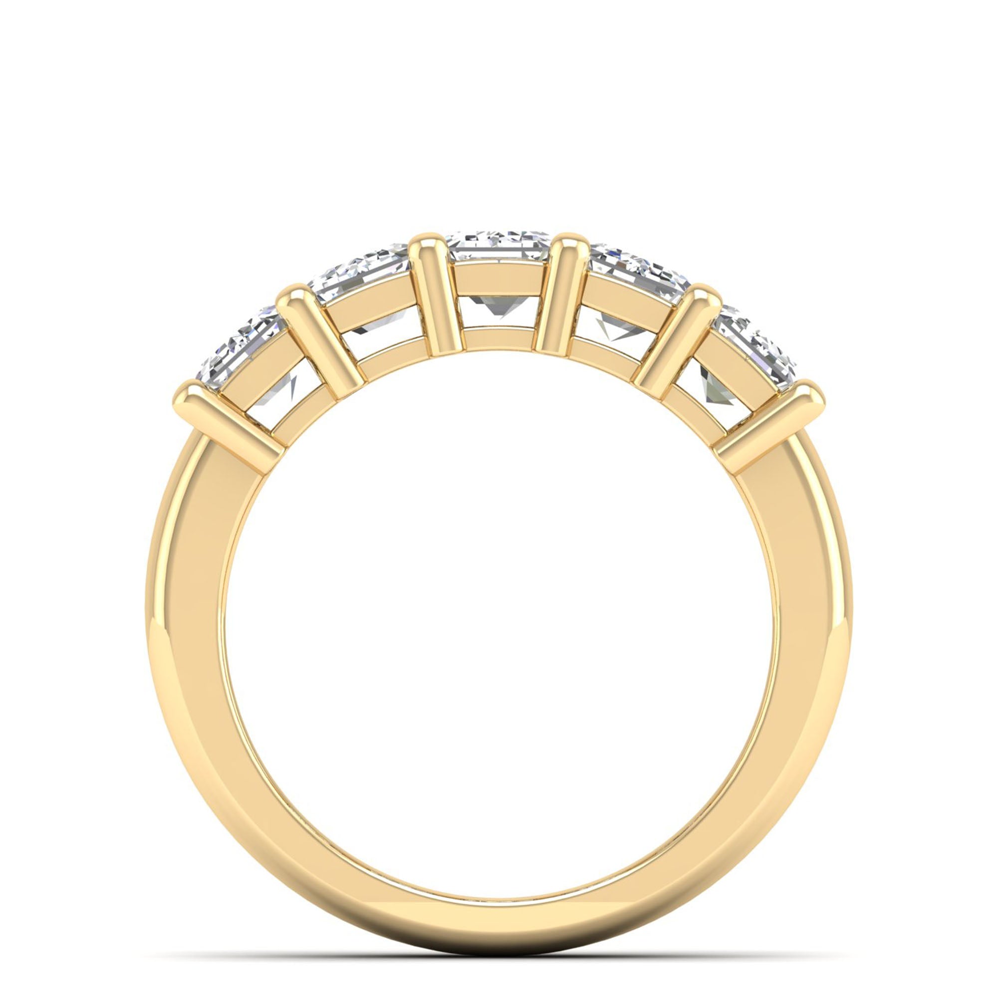 Emerald Cut Lab-Grown Diamond Ring