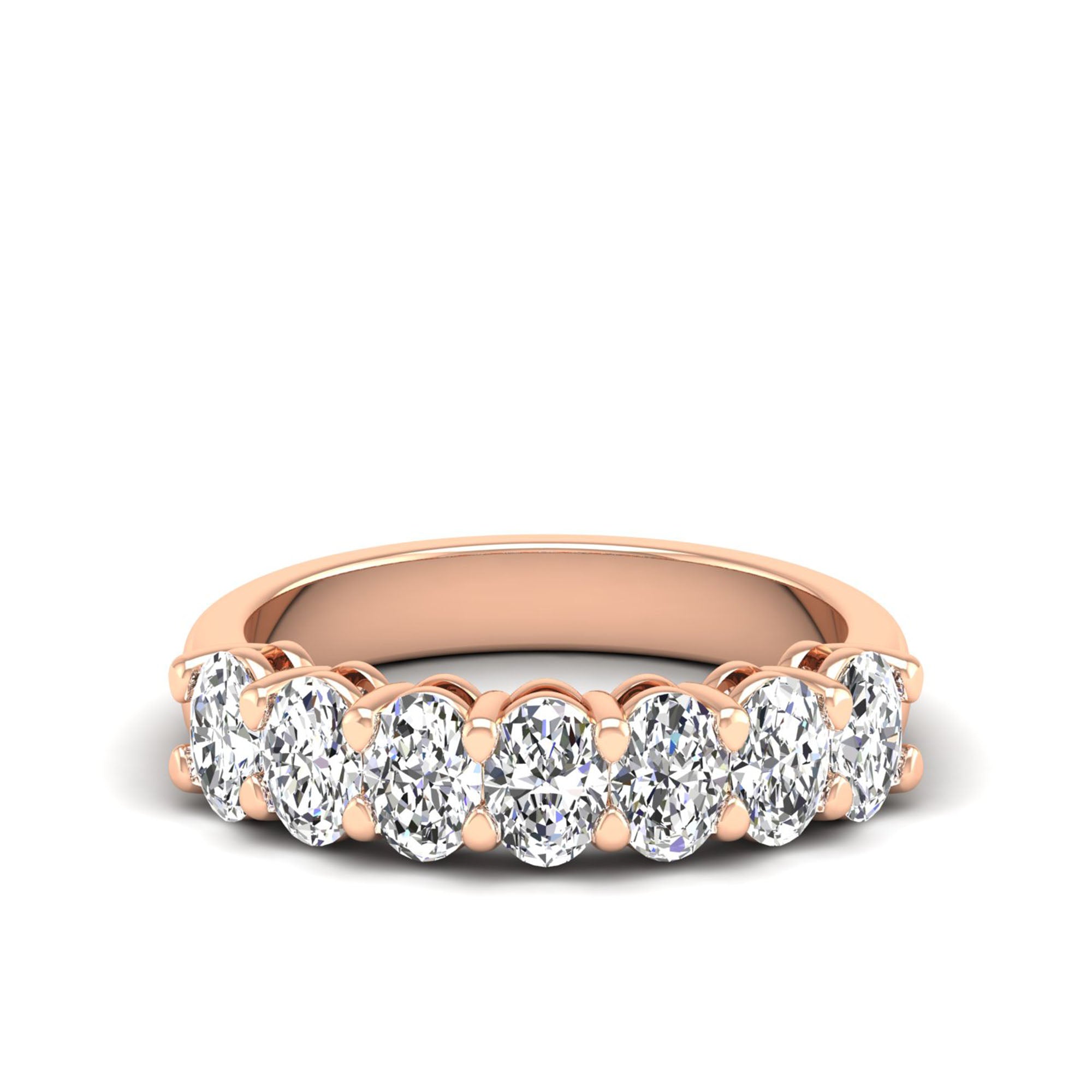 Oval Lab-Grown Diamond Ring (7 Stones)