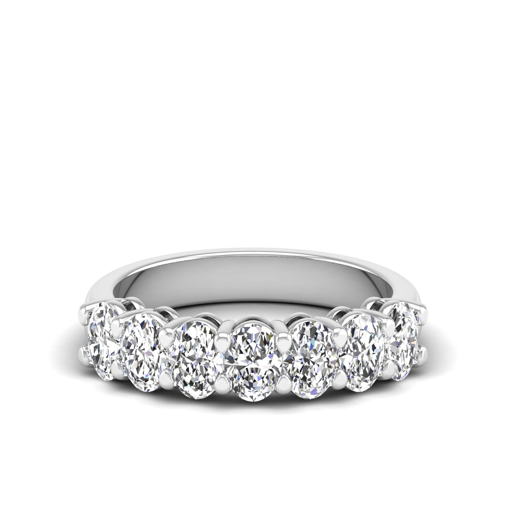 Oval Lab-Grown Diamond Ring (7 Stones)