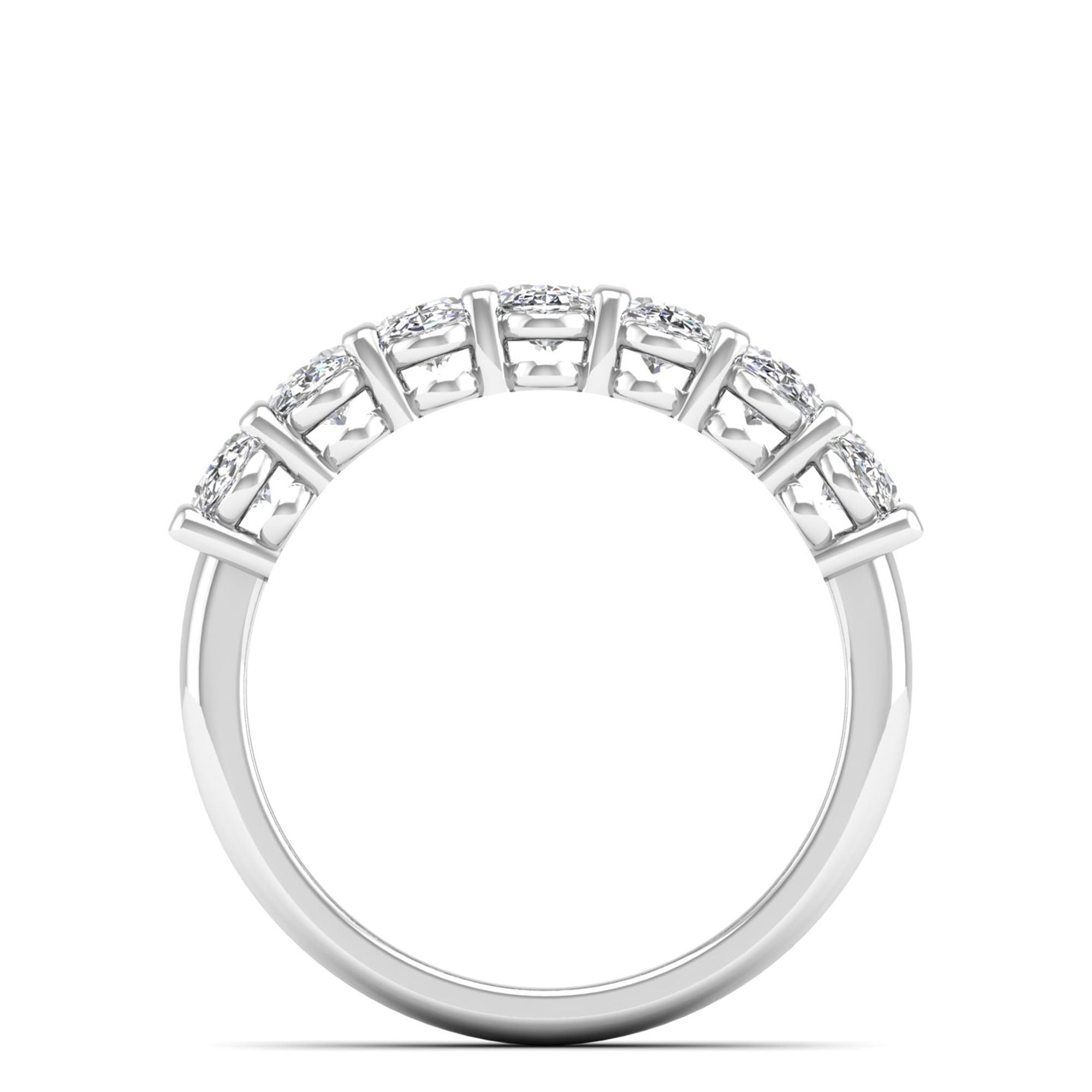 Oval Lab-Grown Diamond Ring (7 Stones)