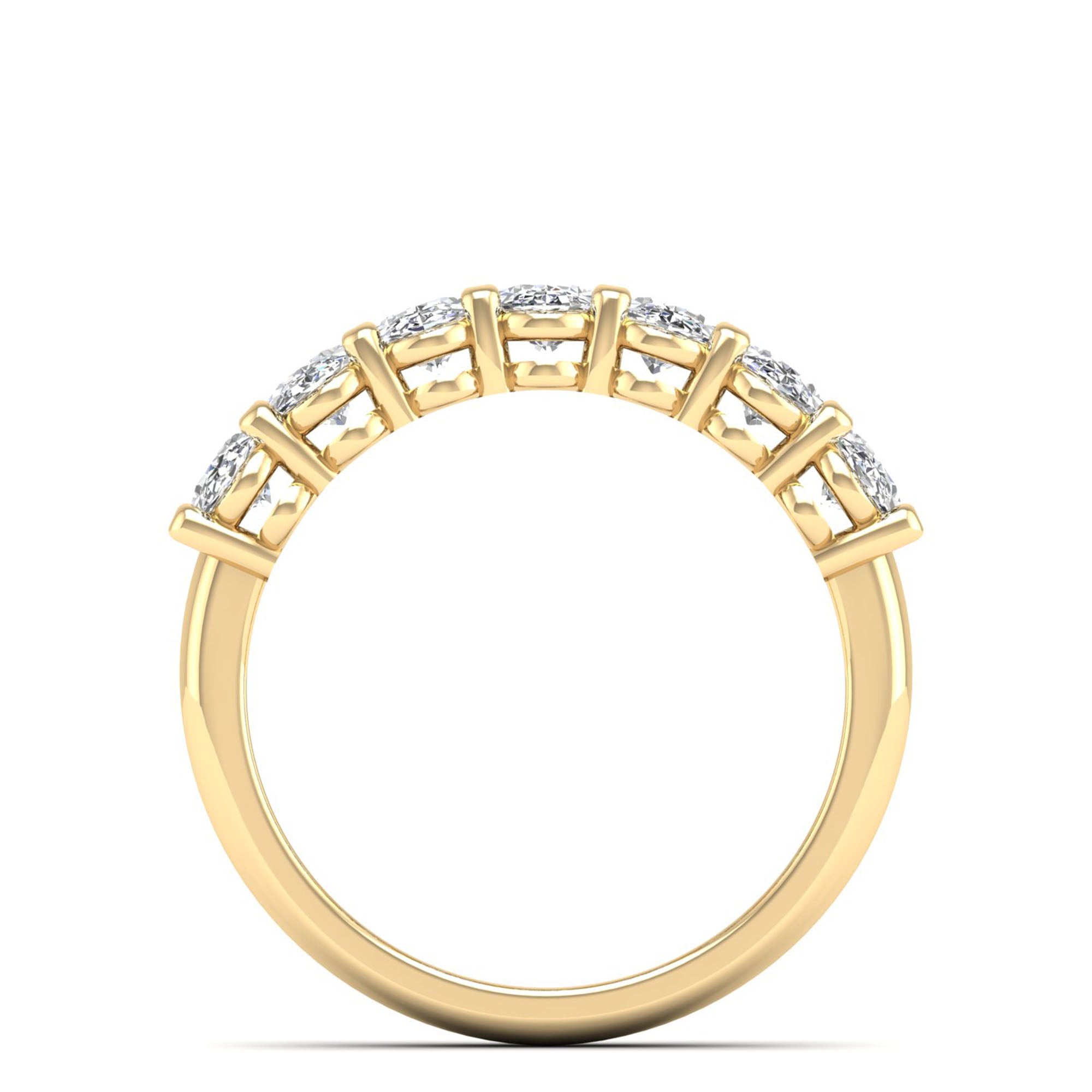 Oval Lab-Grown Diamond Ring (7 Stones)