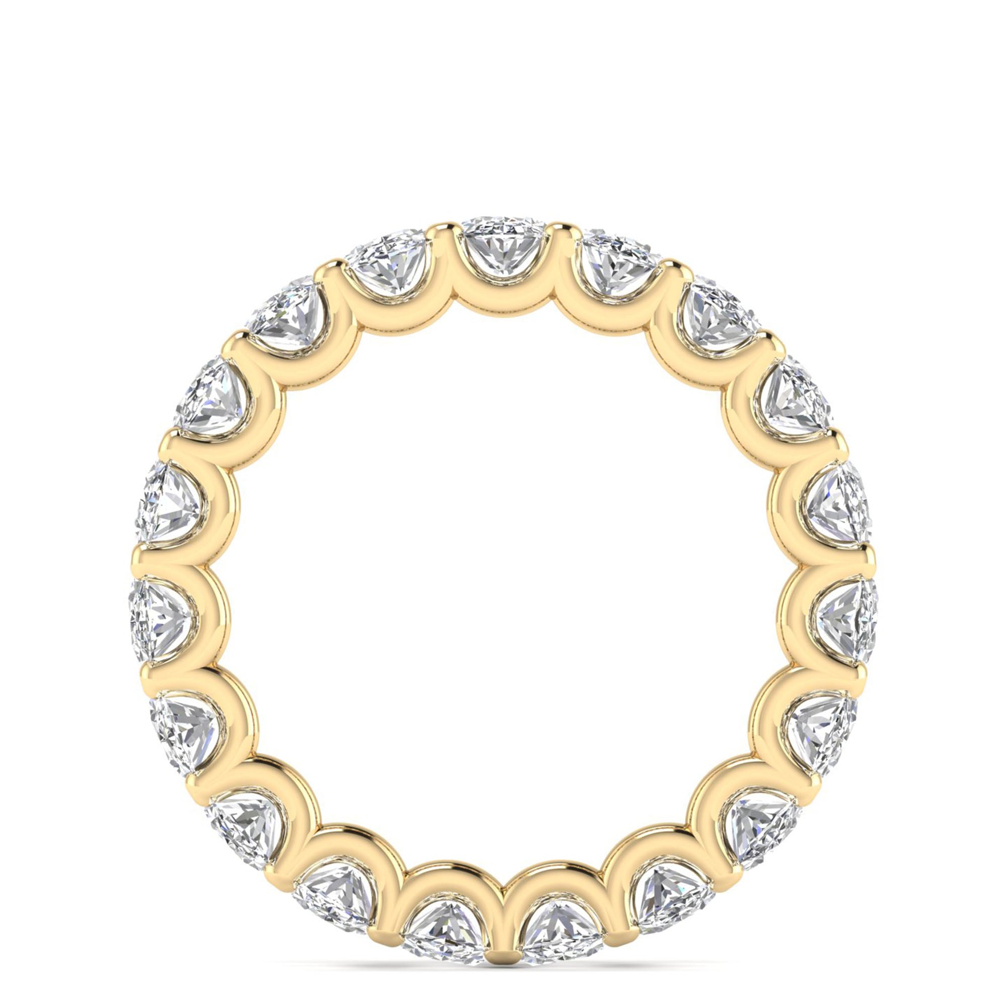 Oval Cut Full Eternity Band (4.7×3.35 mm, 19 Stones)