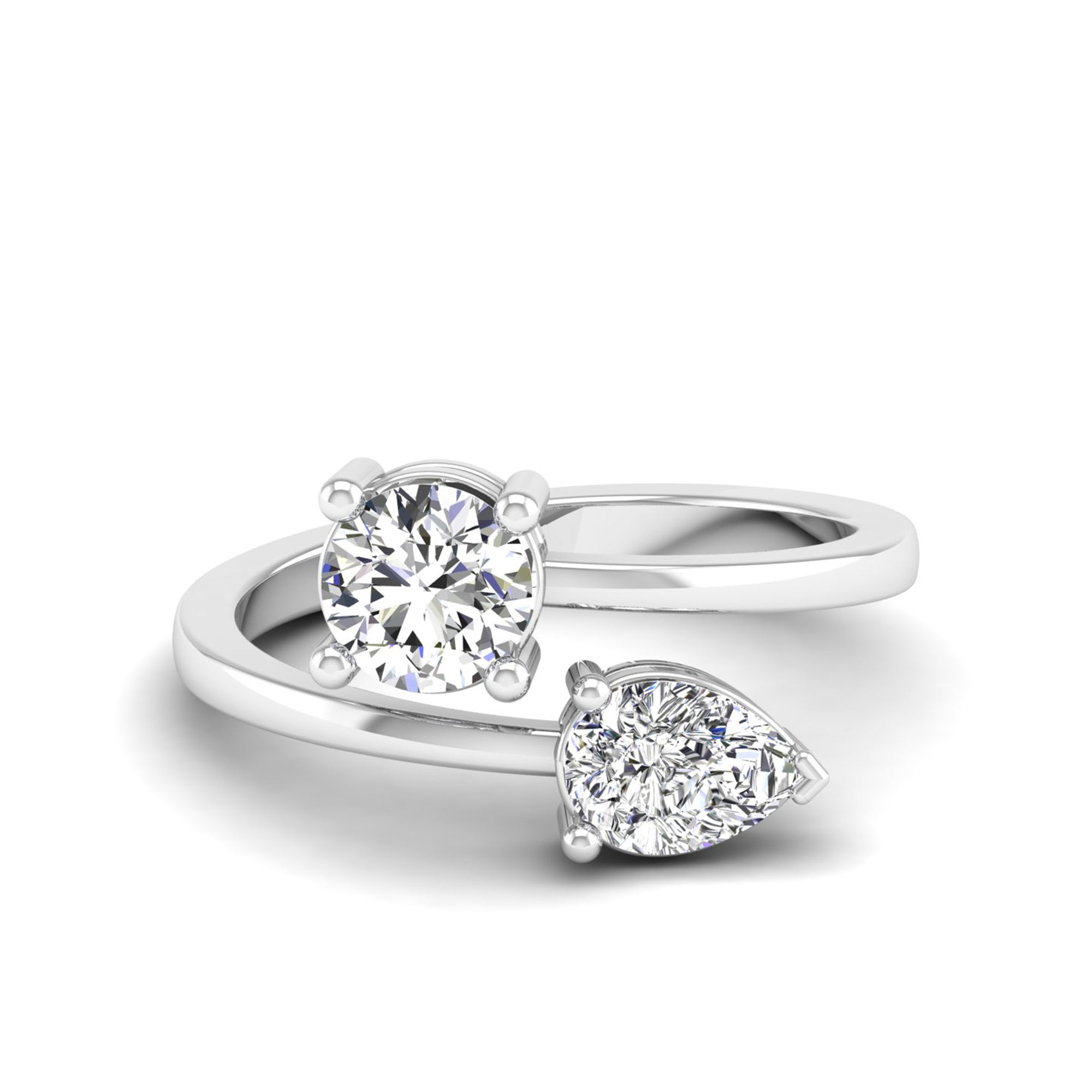 Celestar Toi et Moi Lab-Grown Diamond Ring