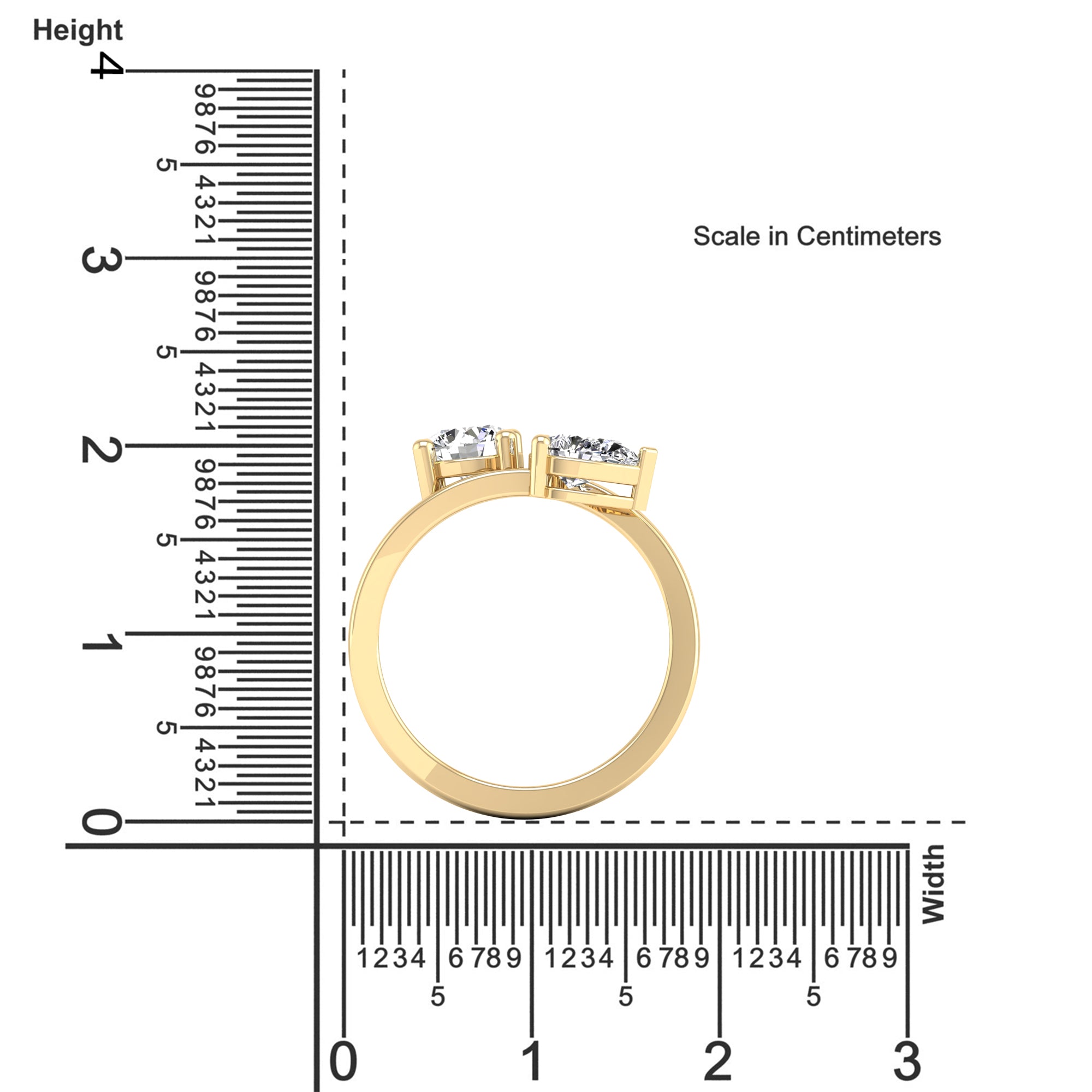 Celestar Toi et Moi Lab-Grown Diamond Ring