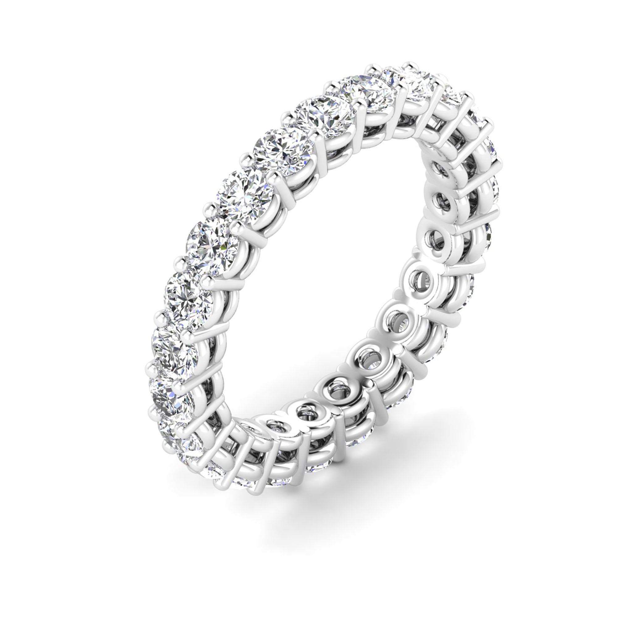 Celestar Petite Round Full Eternity Diamond Band