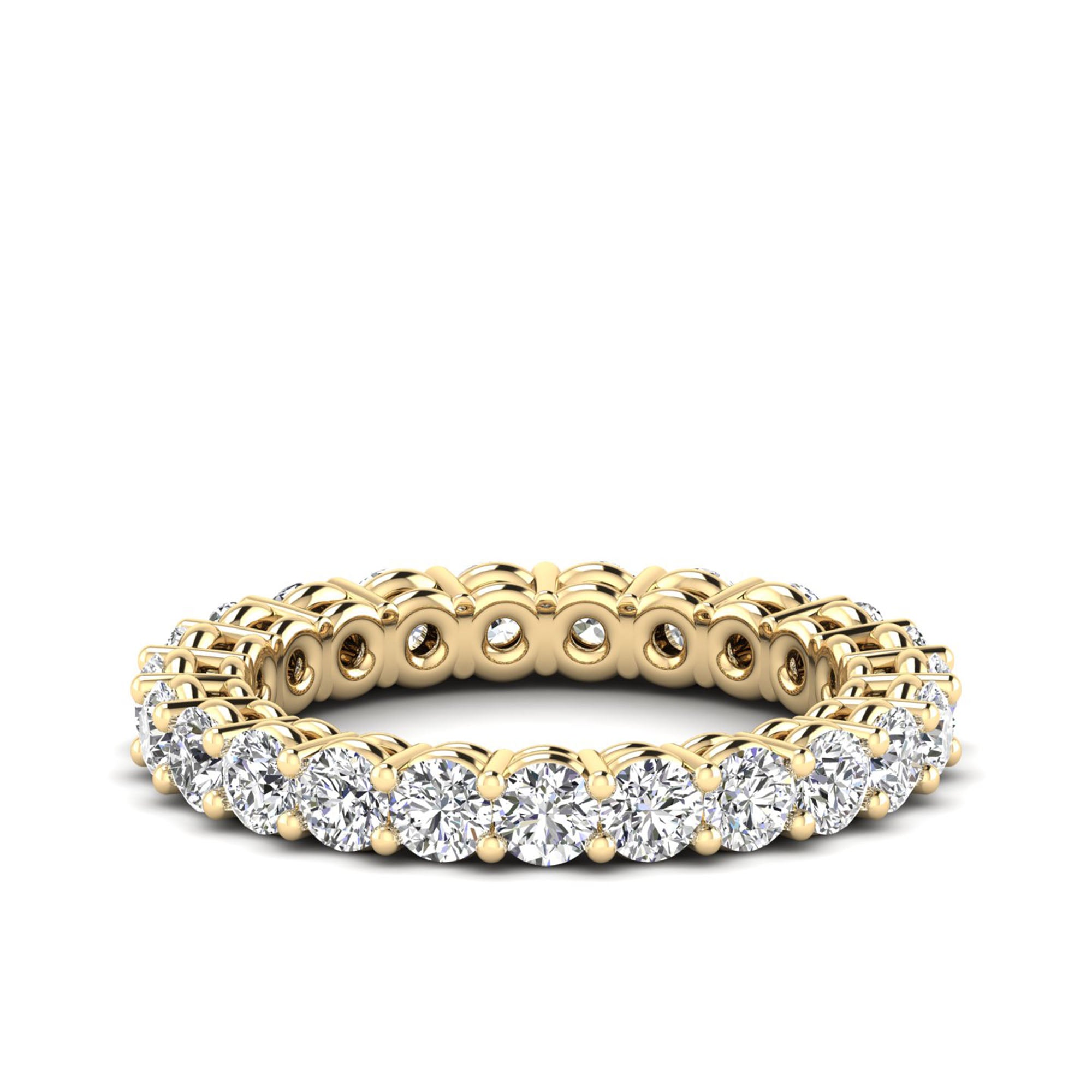 Celestar Petite Round Full Eternity Diamond Band