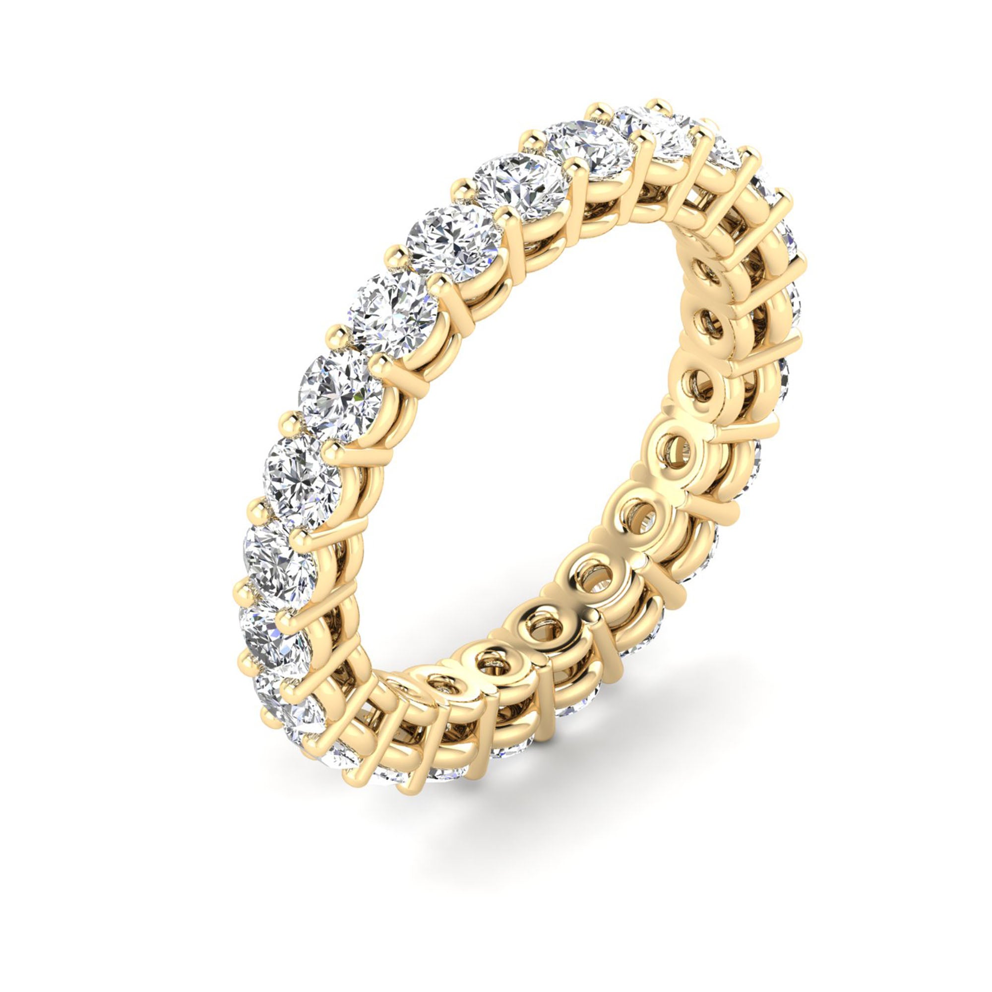 Celestar Petite Round Full Eternity Diamond Band