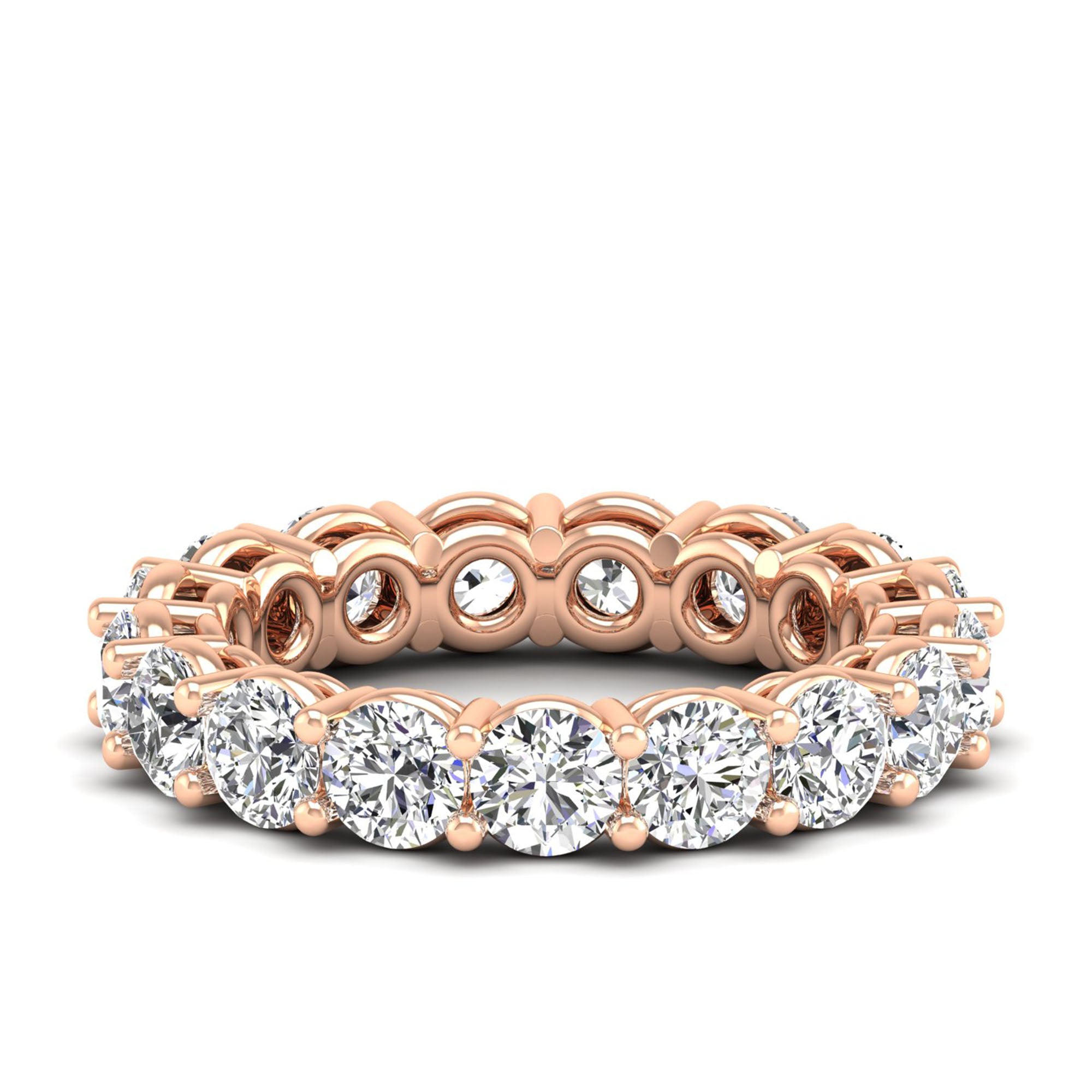 Celestar Classic Round Full Eternity Diamond Band