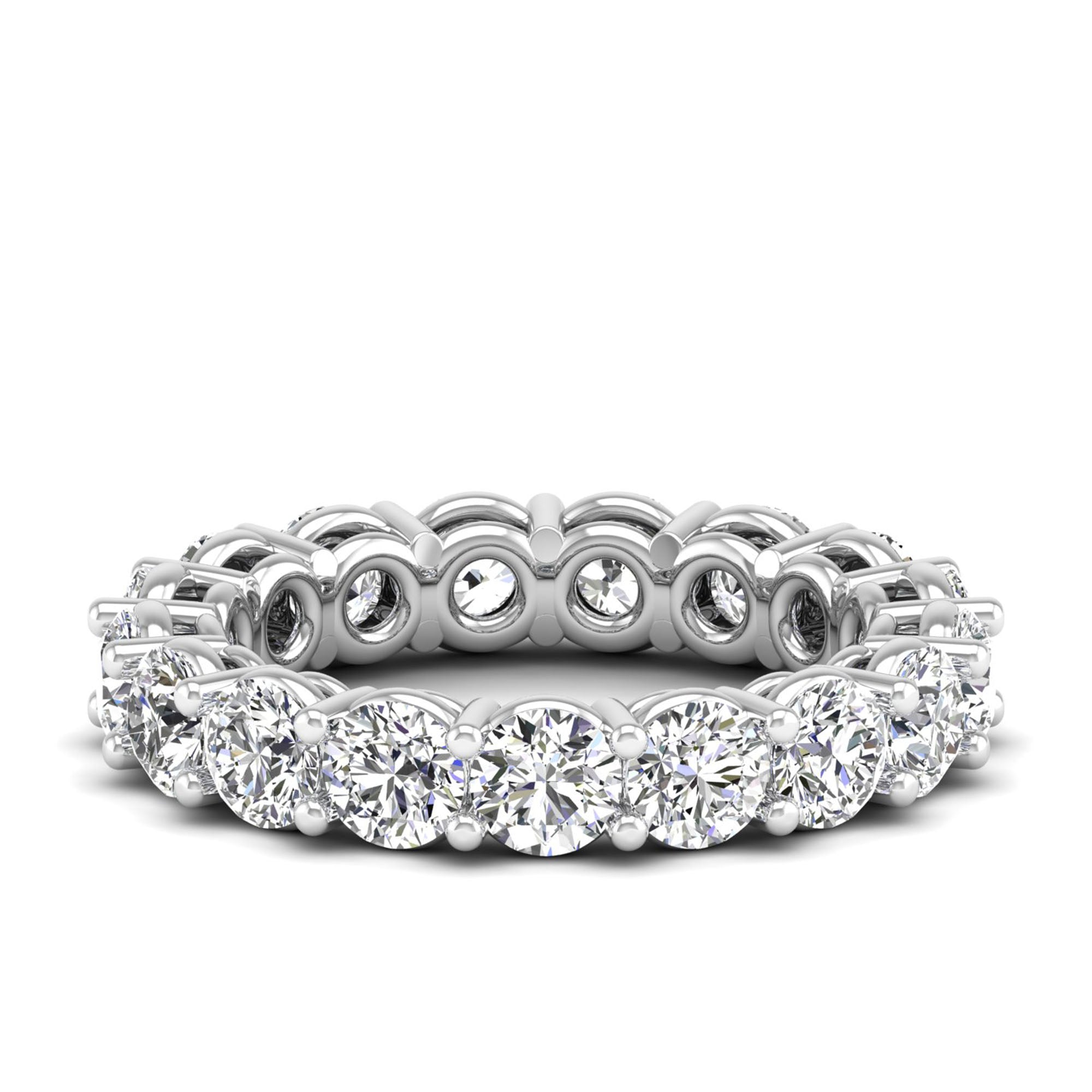 Celestar Classic Round Full Eternity Diamond Band