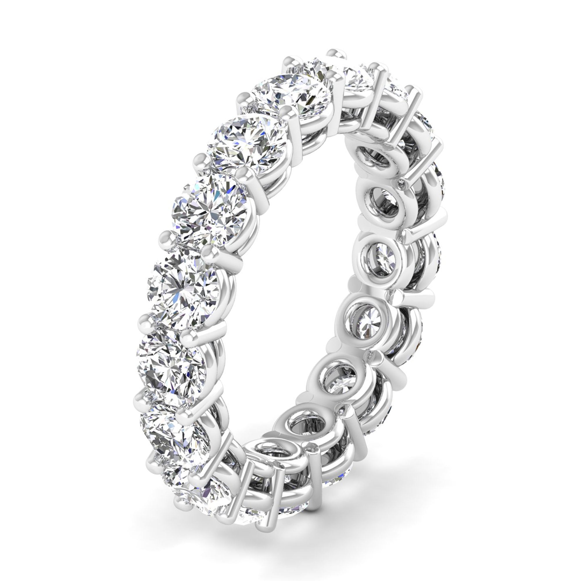 Celestar Classic Round Full Eternity Diamond Band