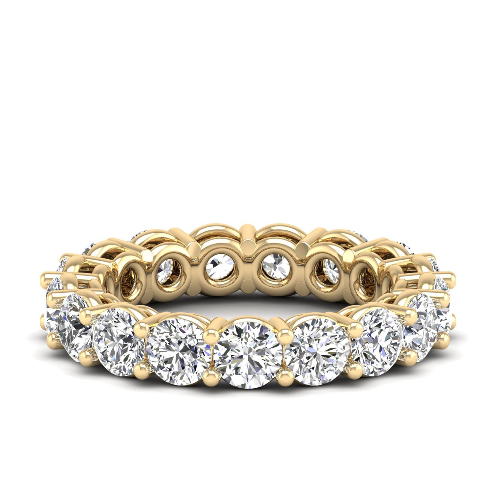 Celestar Classic Round Full Eternity Diamond Band