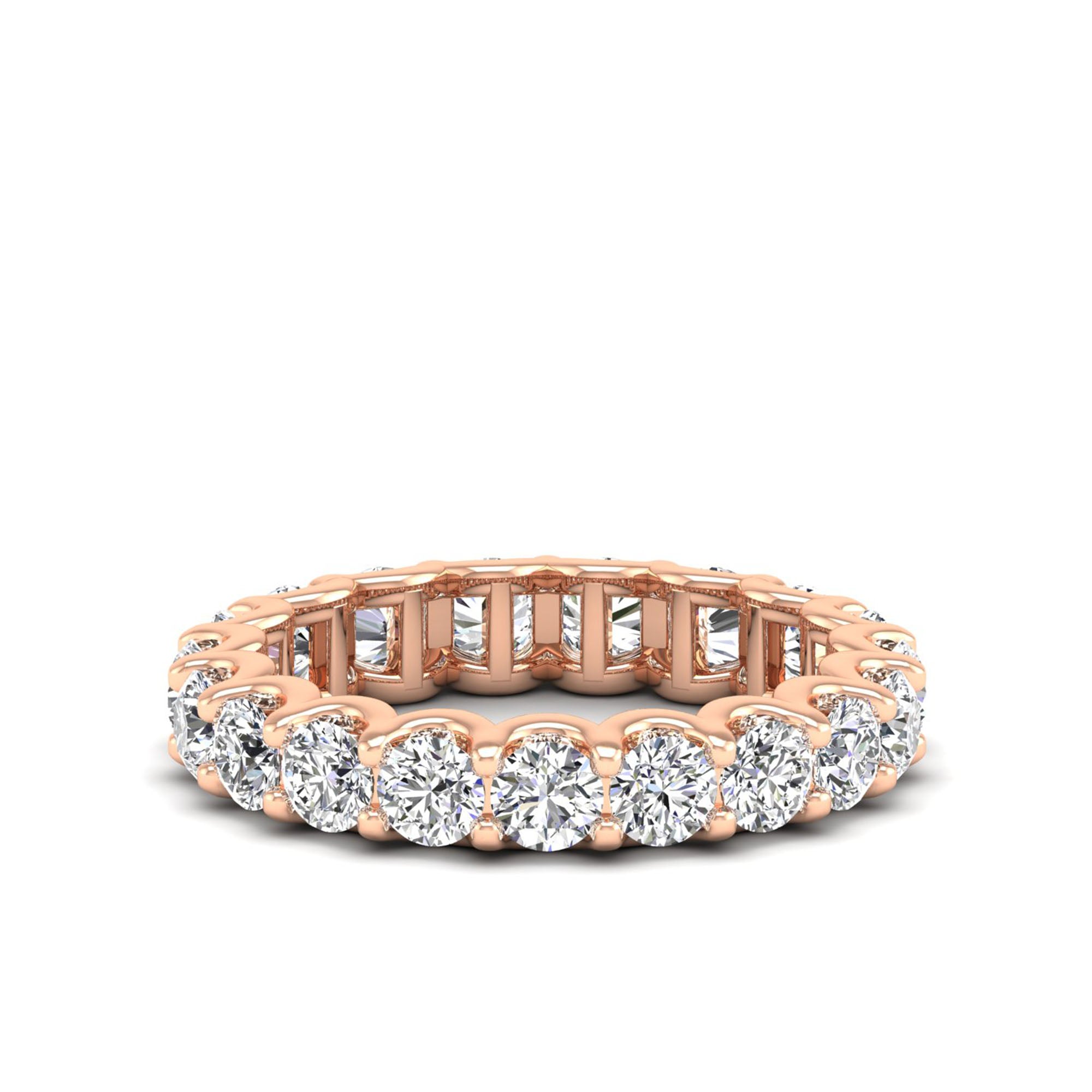 Full Eternity Diamond Band (3.2 mm Round, 19 Stones)