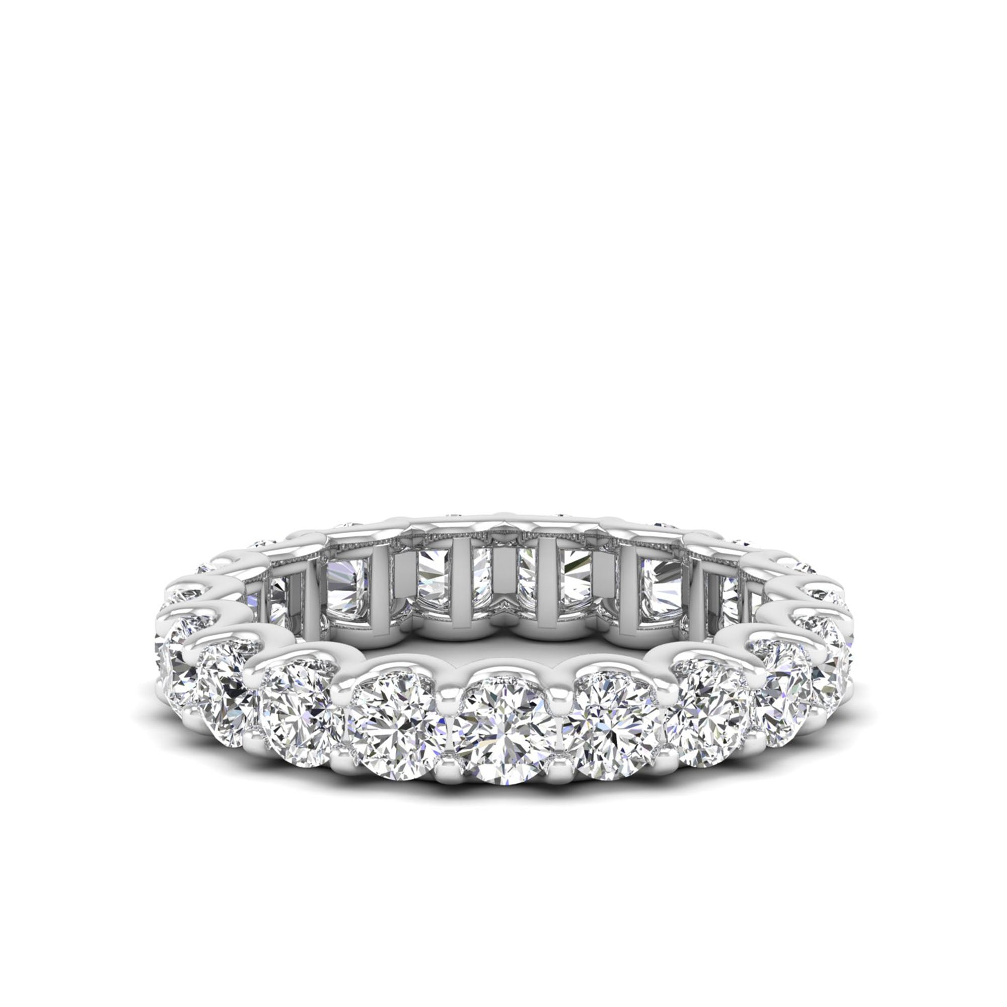 Full Eternity Diamond Band (3.2 mm Round, 19 Stones)