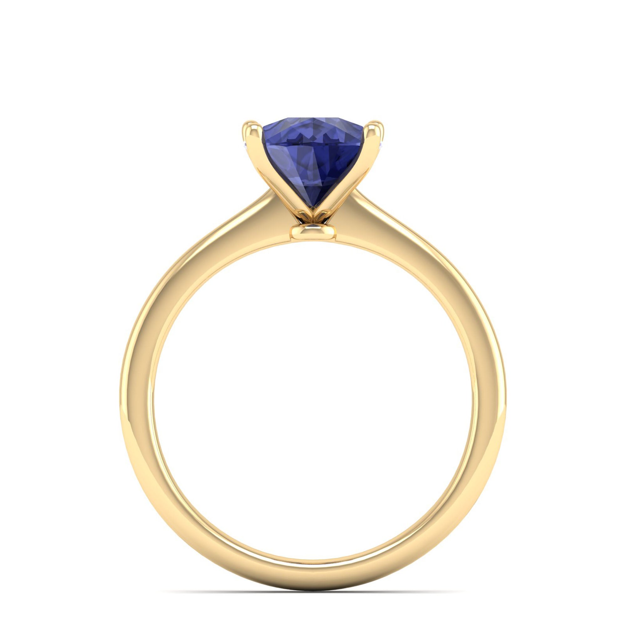 Celestar Classic Pear Tanzanite Solitaire Ring 2.5 Carat