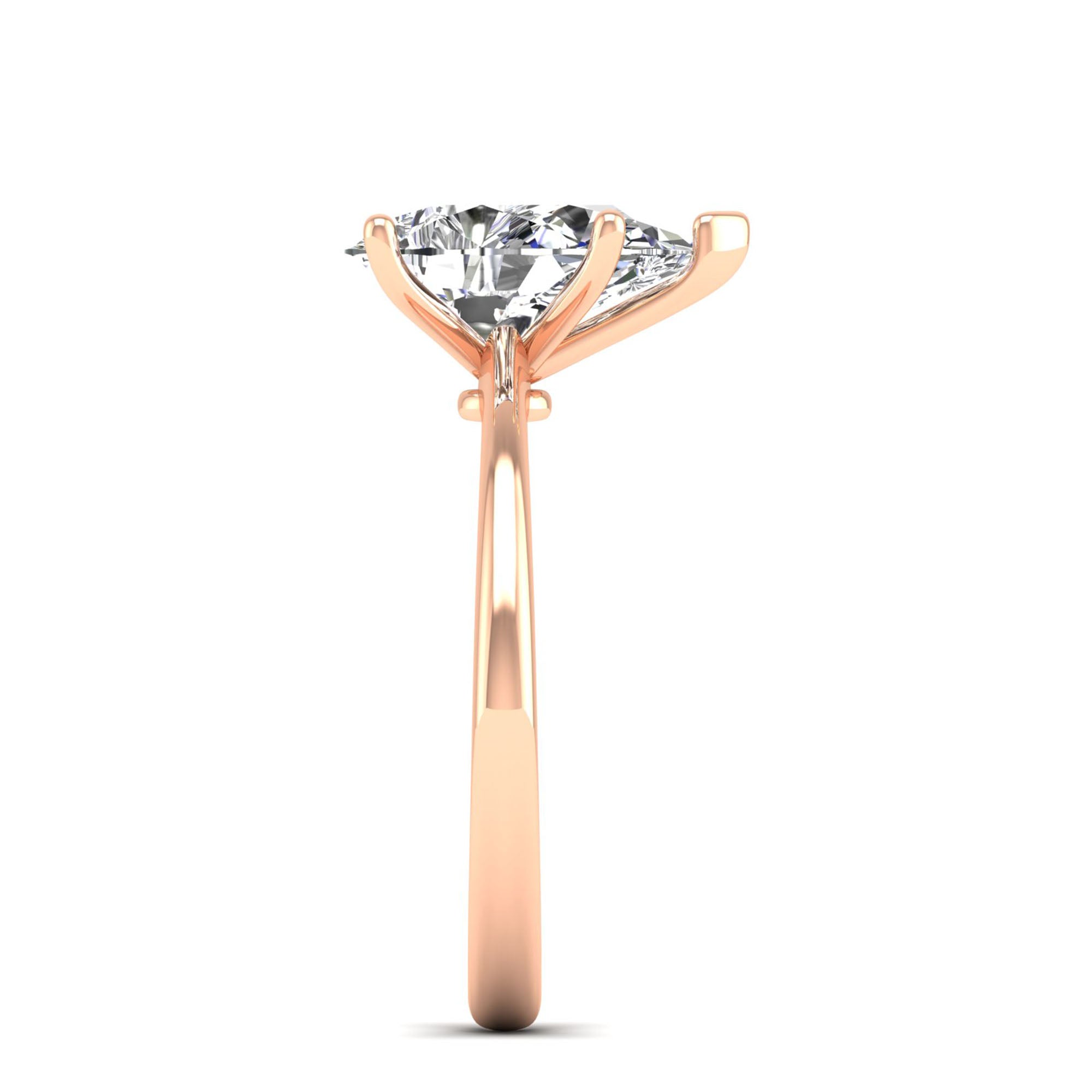Celestar Classic Pear Solitaire Ring 2.5 Carat