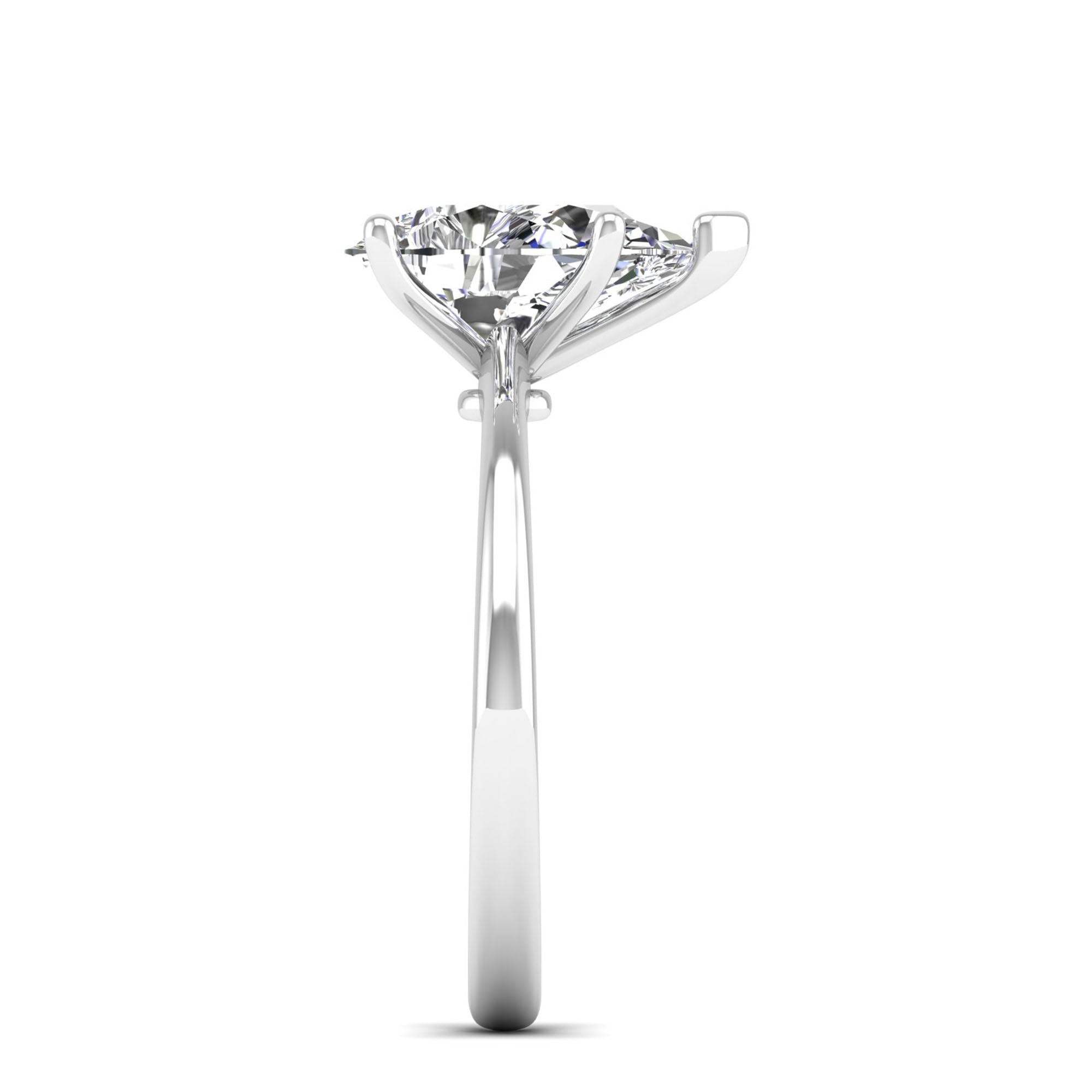 Celestar Classic Pear Solitaire Ring 2.5 Carat