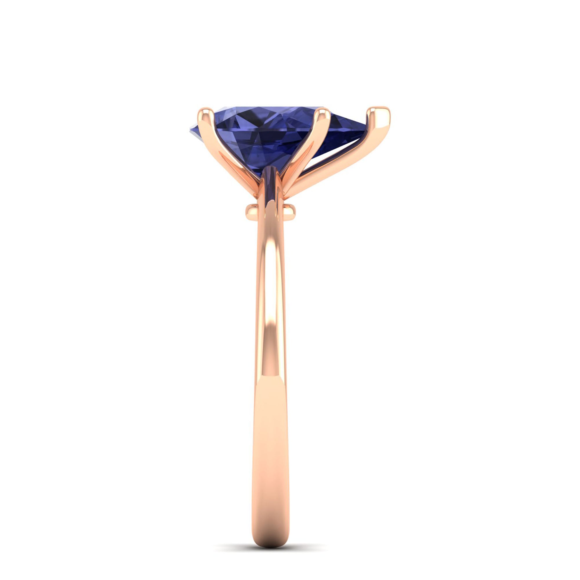 Celestar Classic Pear Tanzanite Solitaire Ring – 2.00 Carat