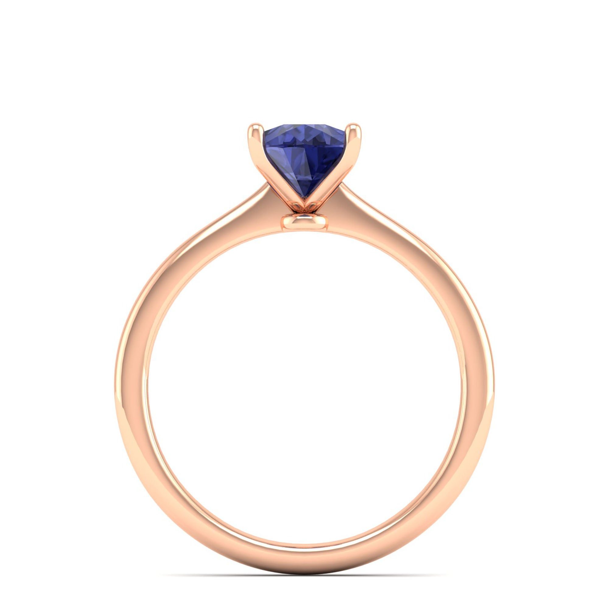 Celestar Classic Pear Tanzanite Solitaire Ring 1.5-Carat