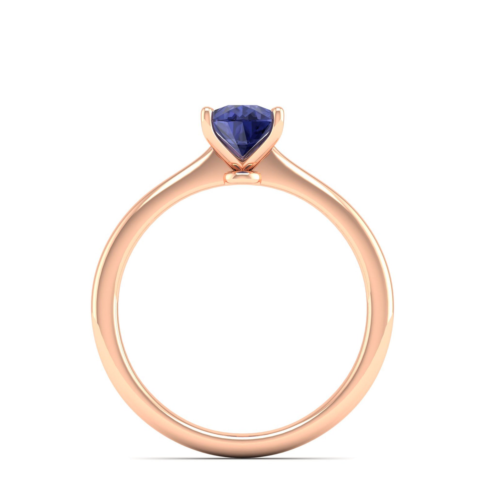 Celestar Classic Pear Tanzanite Solitaire Ring 1.0 Carat