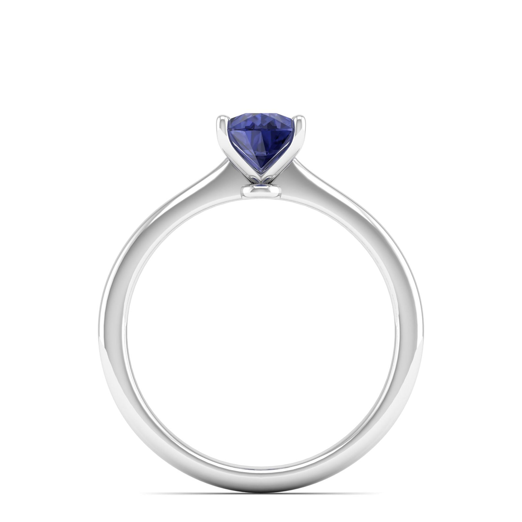 Celestar Classic Pear Tanzanite Solitaire Ring 1.0 Carat