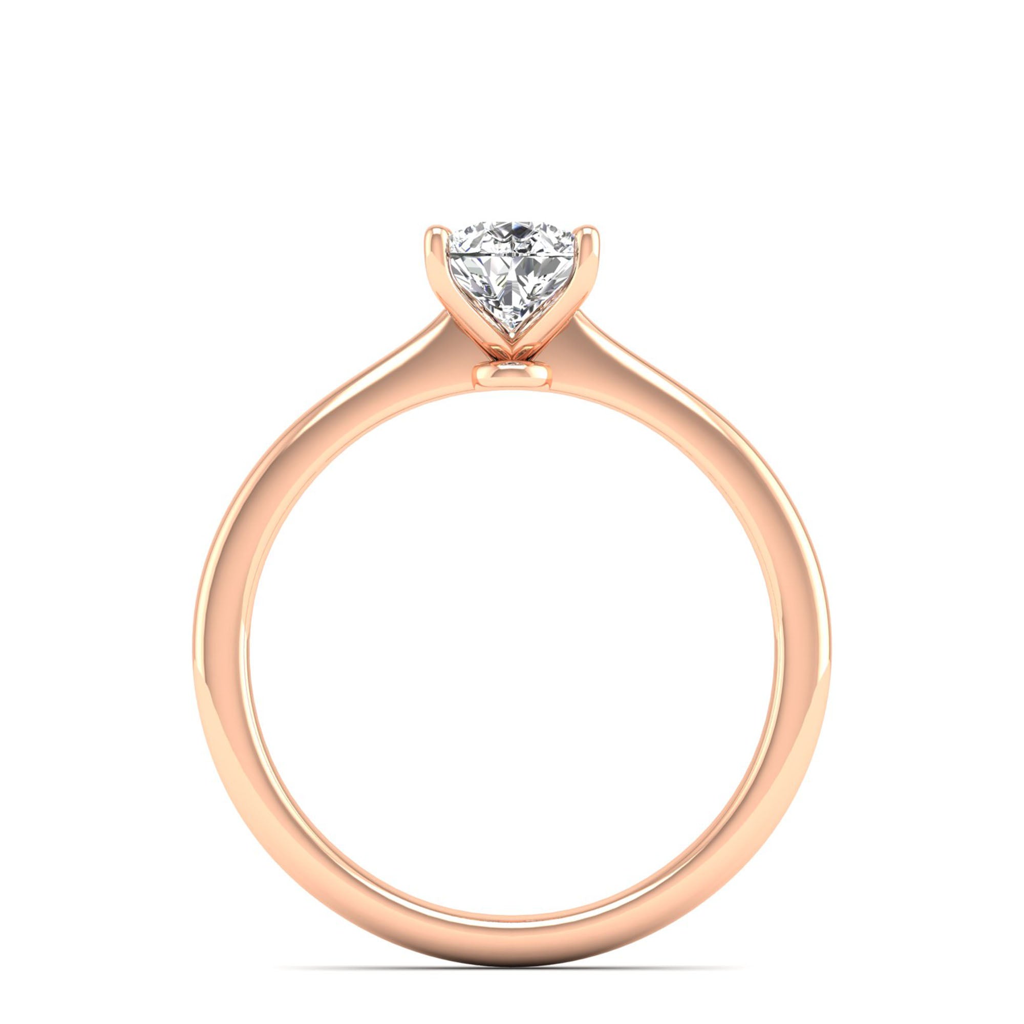 Celestar Classic Pear Solitaire Ring 1.O Carat