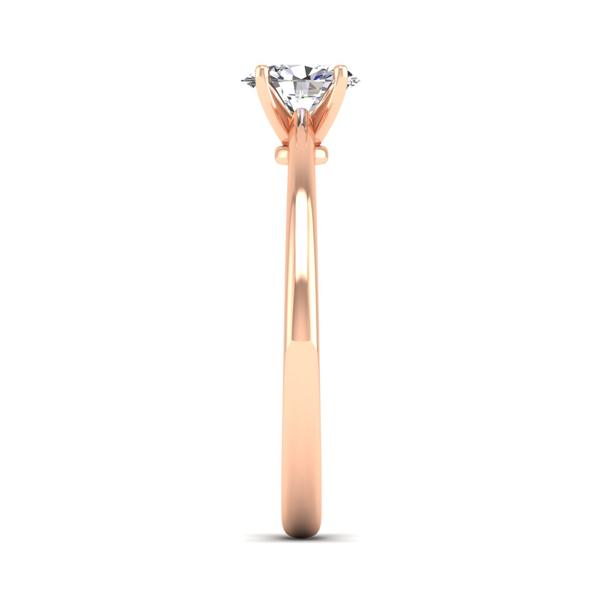 Celestar Classic Oval Solitaire Ring 0.50 Carat