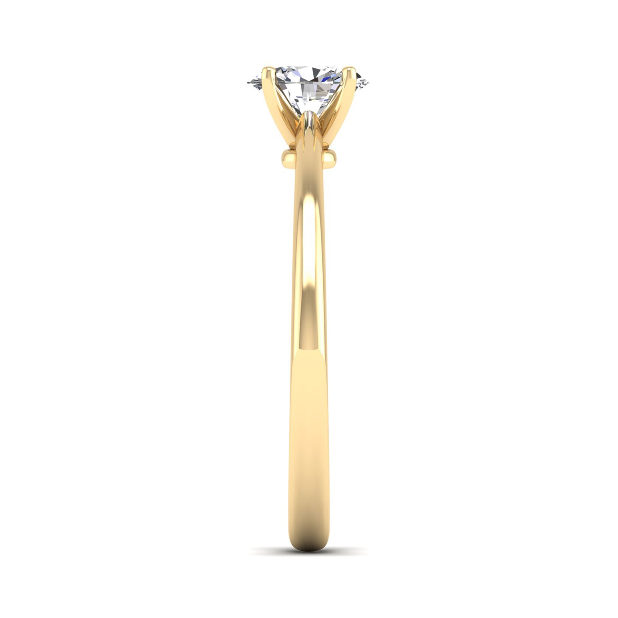 Celestar Classic Oval Solitaire Ring 0.50 Carat