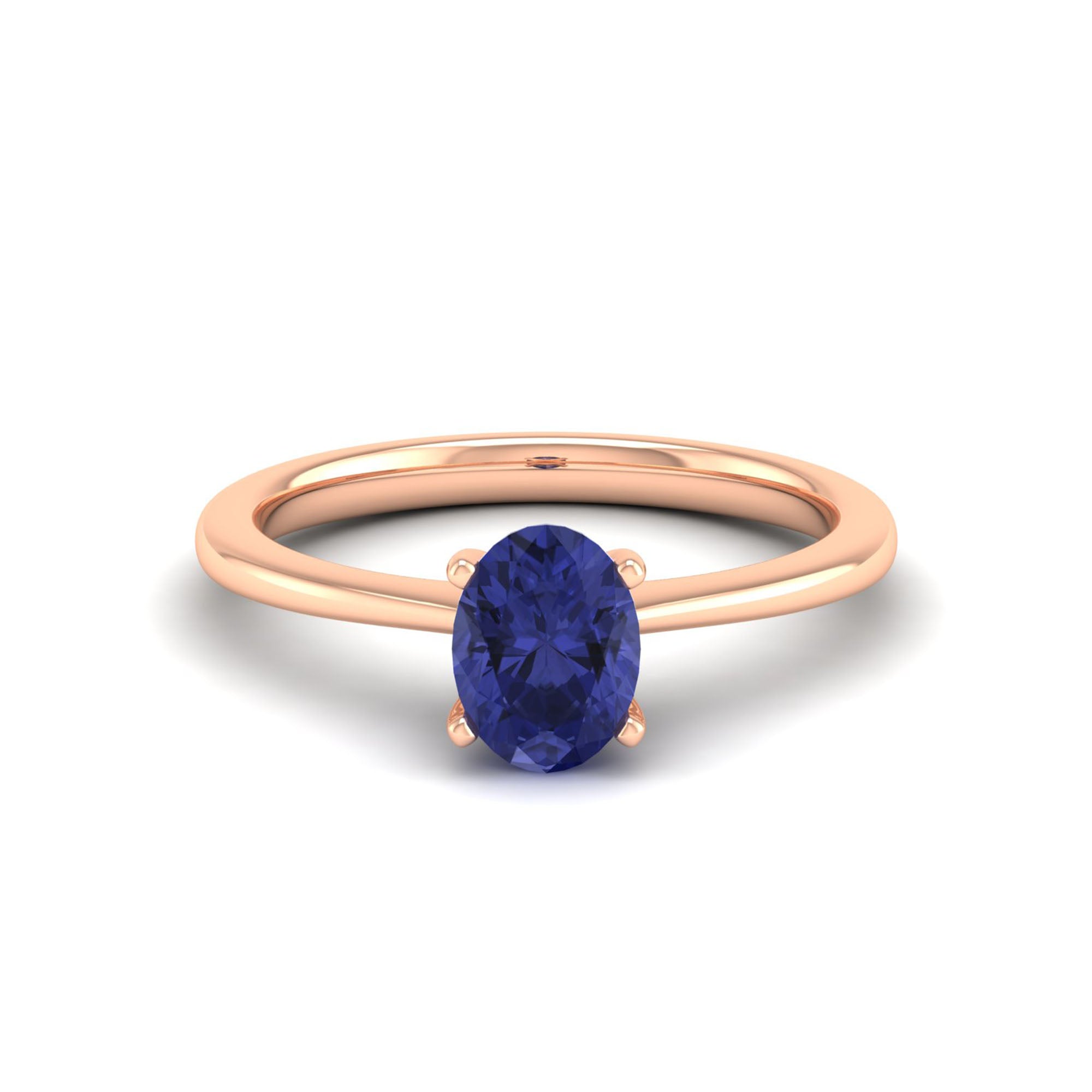 Celestar Oval Cut Tanzanite Ring 1.00 Carat