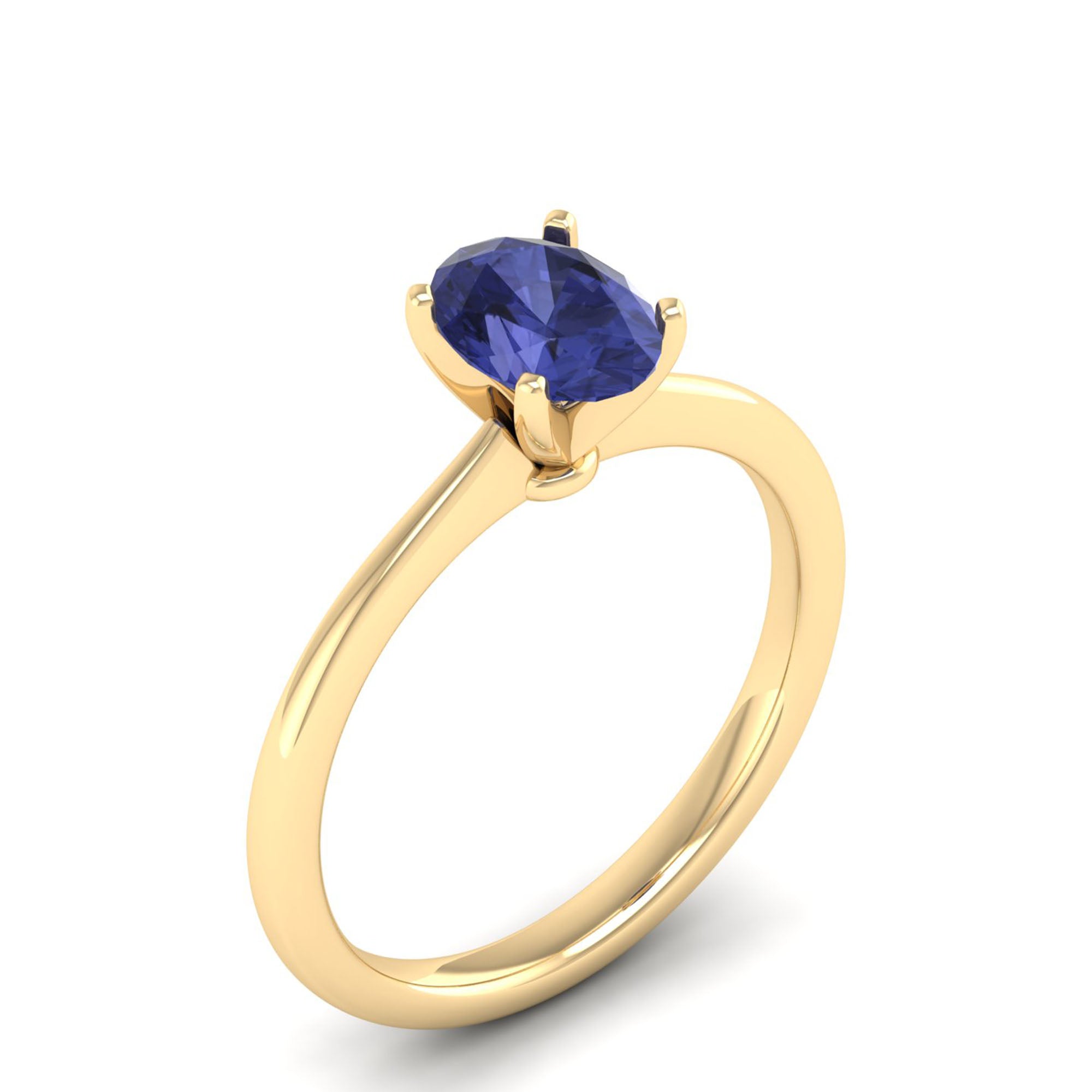 Celestar Oval Cut Tanzanite Ring 1.00 Carat