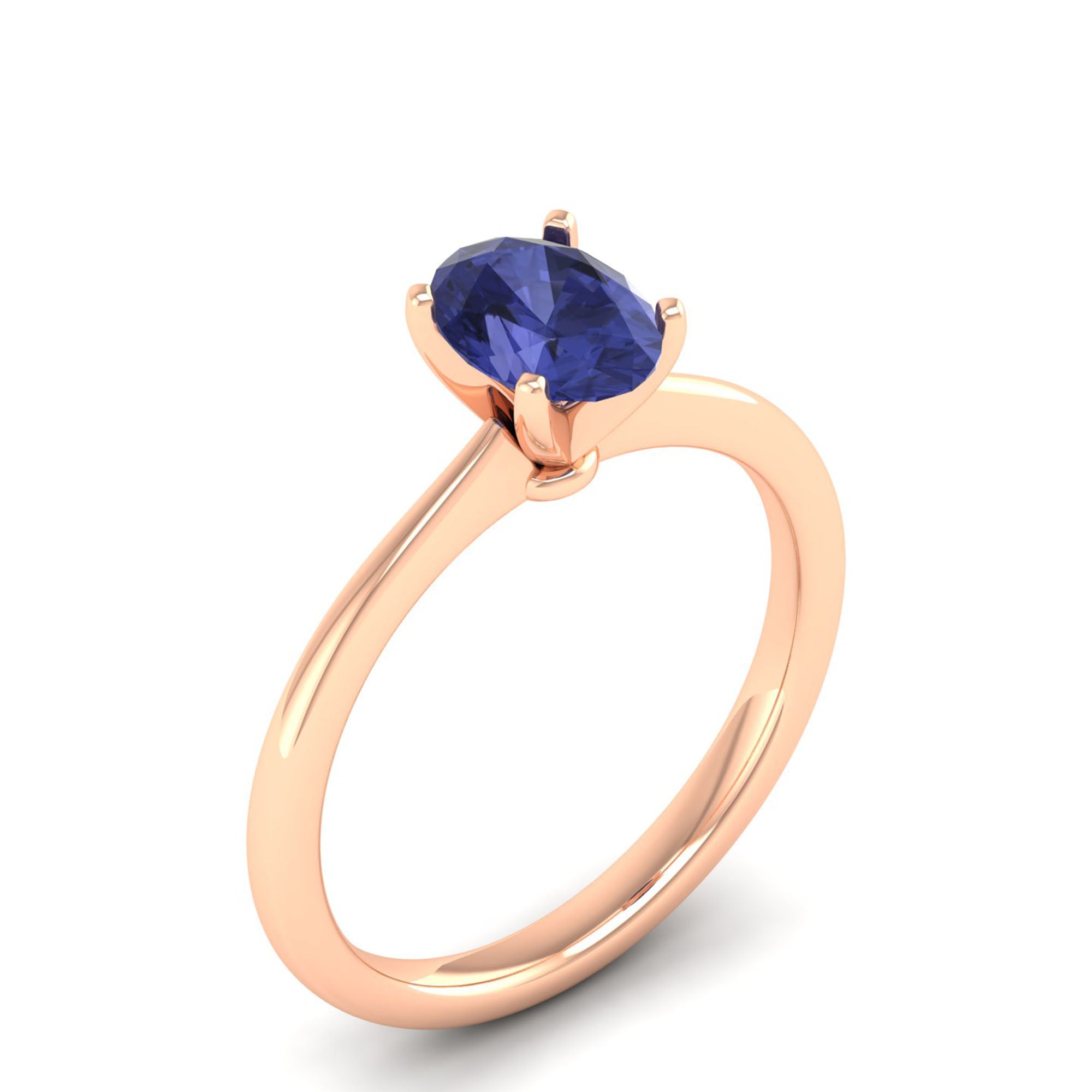 Celestar Oval Cut Tanzanite Ring 1.00 Carat