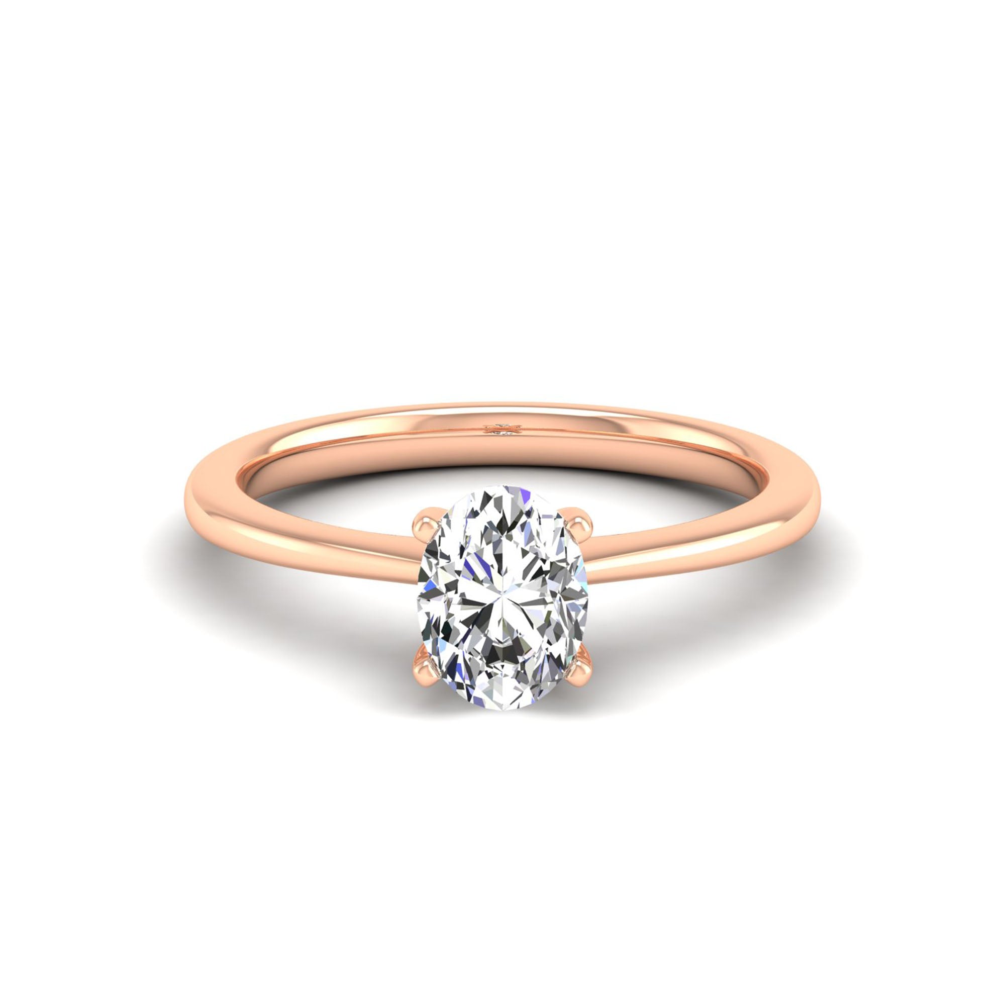 Celestar Oval Solitaire Ring 1.00 Carat