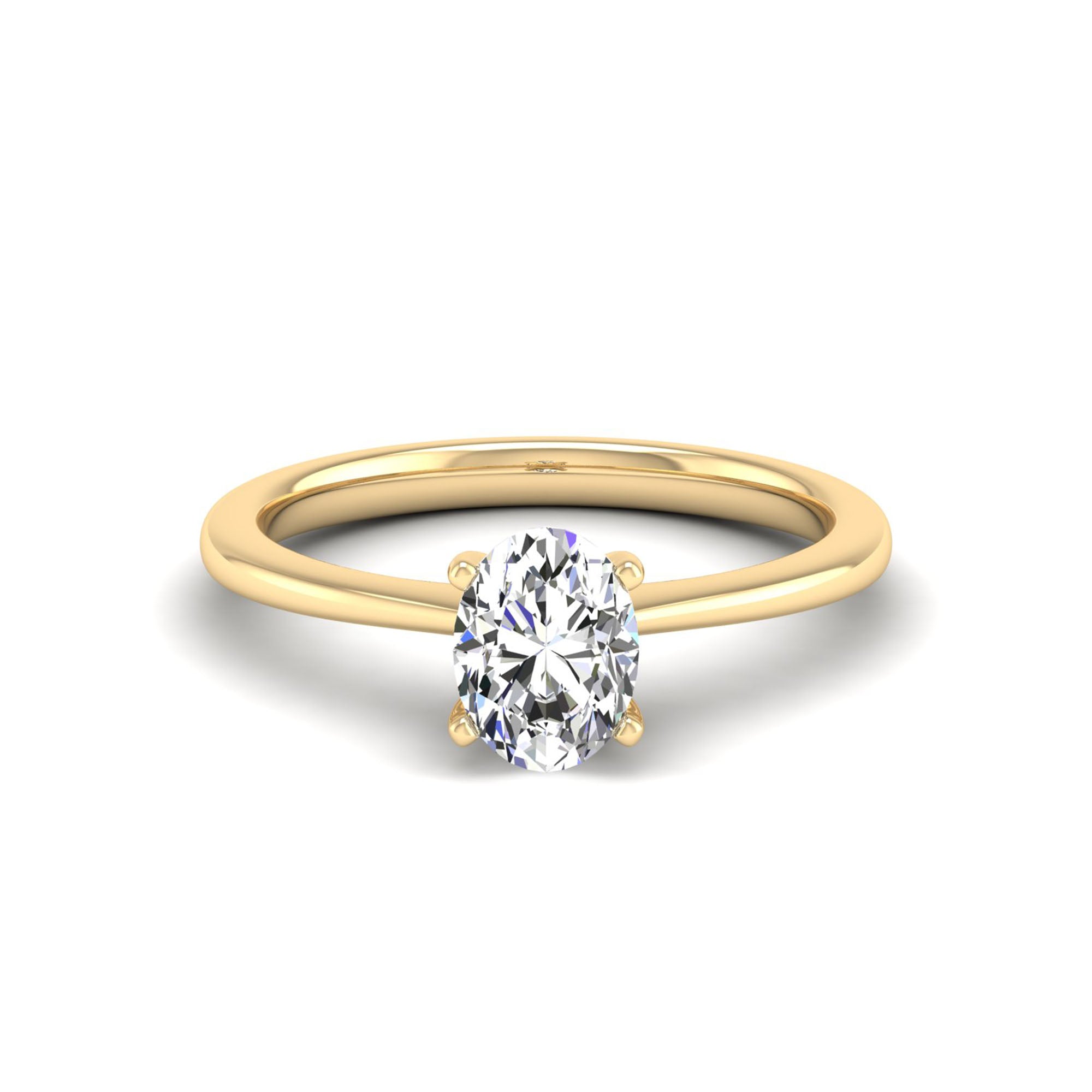 Celestar Oval Solitaire Ring 1.00 Carat