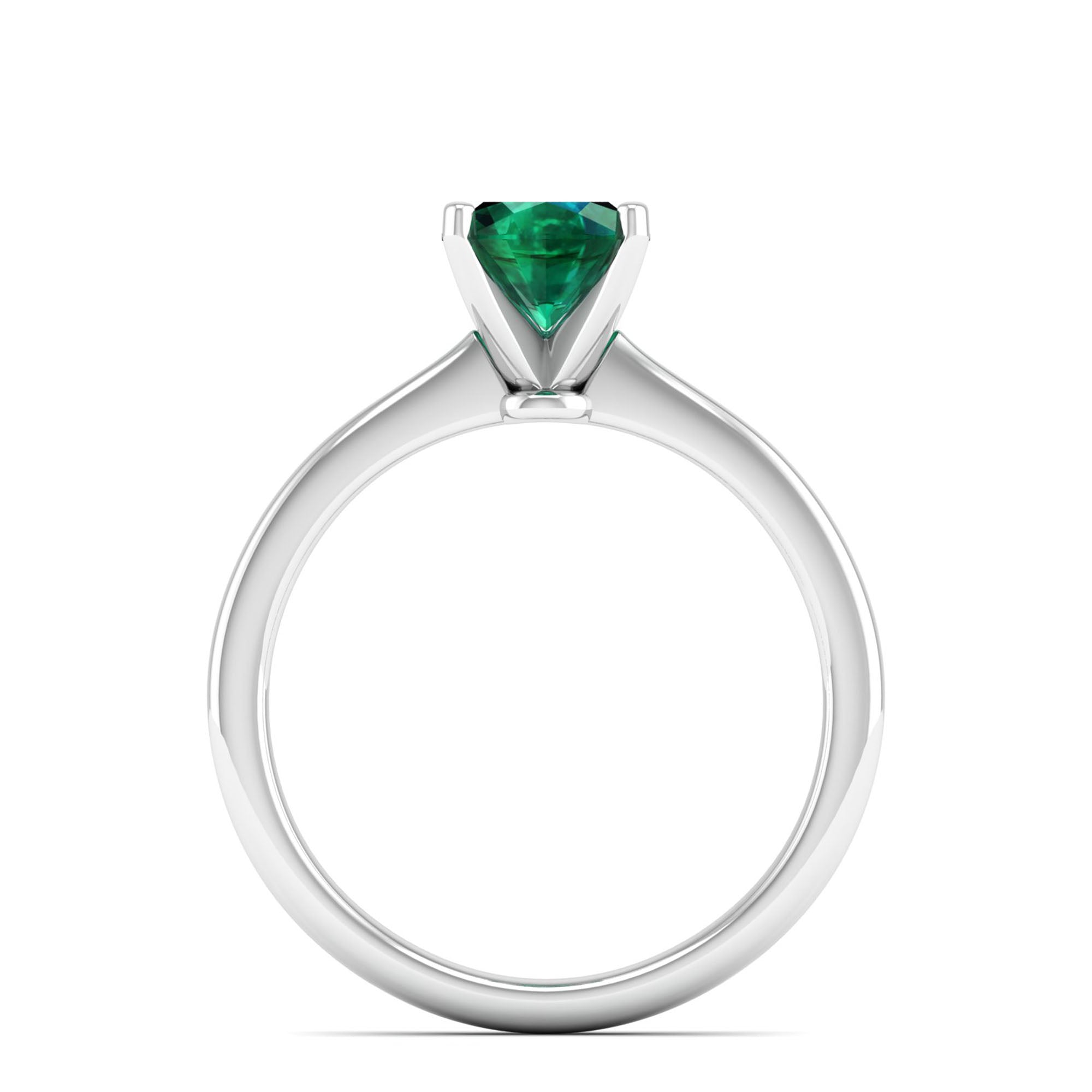 Celestar Classic Oval Emerald Solitaire Ring-1.5 Carat